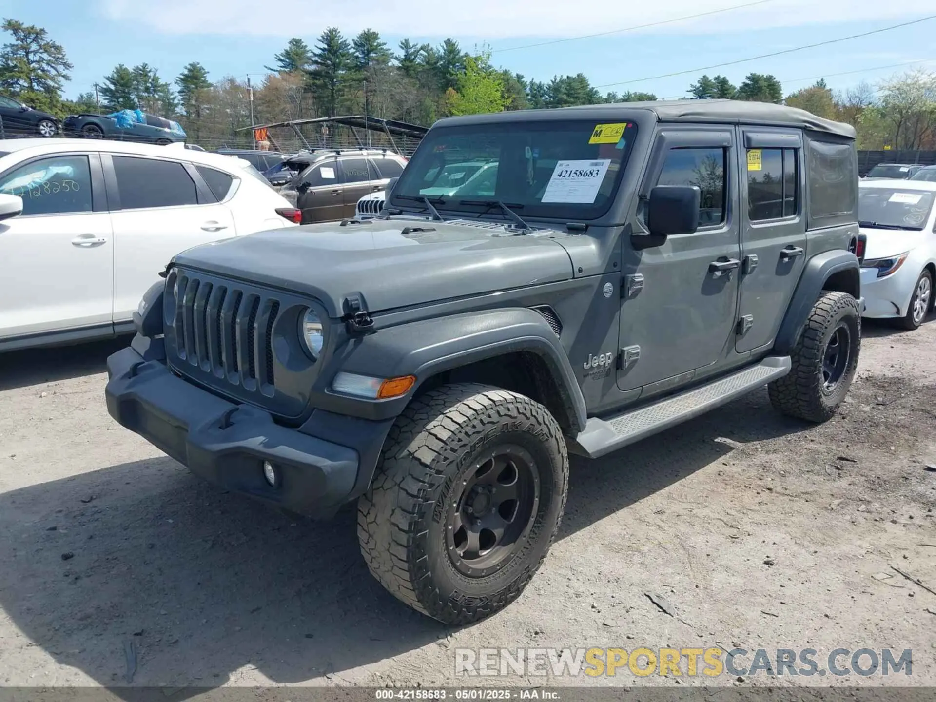 2 Фотография поврежденного автомобиля 1C4HJXDN7LW120040 JEEP WRANGLER UNLIMITED 2020