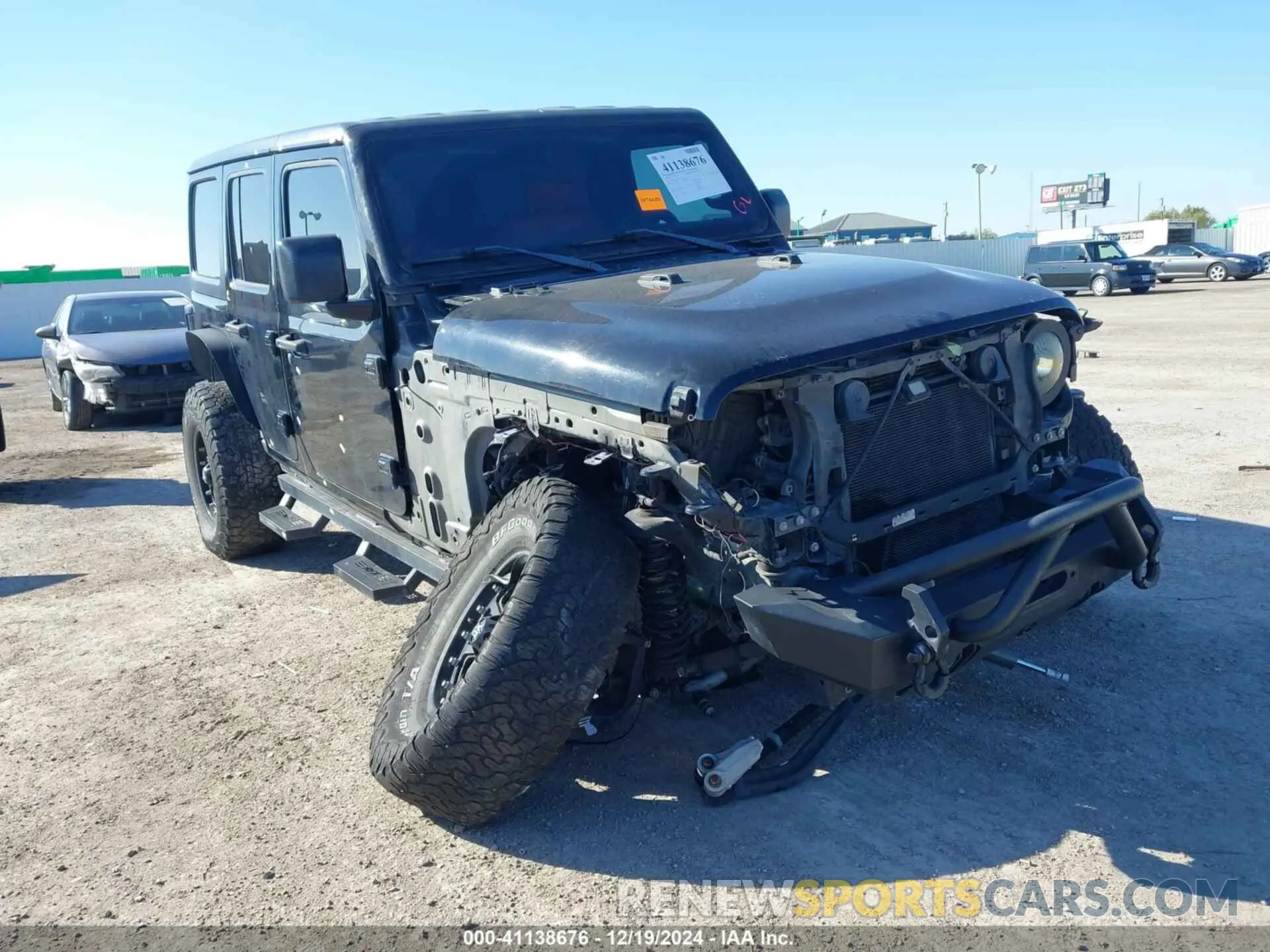 6 Photograph of a damaged car 1C4HJXDN7LW275350 JEEP WRANGLER UNLIMITED 2020