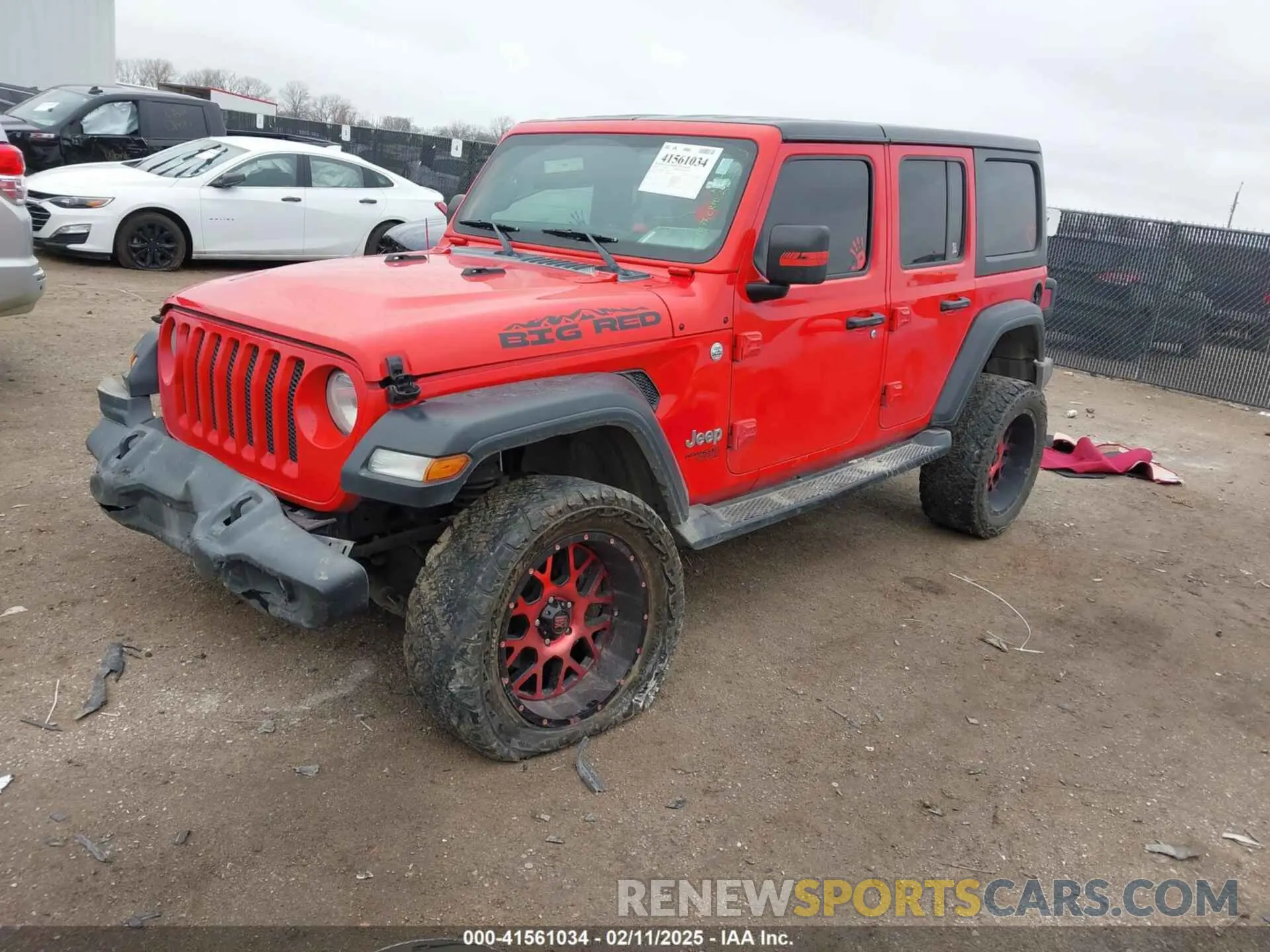 2 Фотография поврежденного автомобиля 1C4HJXDN8LW213889 JEEP WRANGLER UNLIMITED 2020
