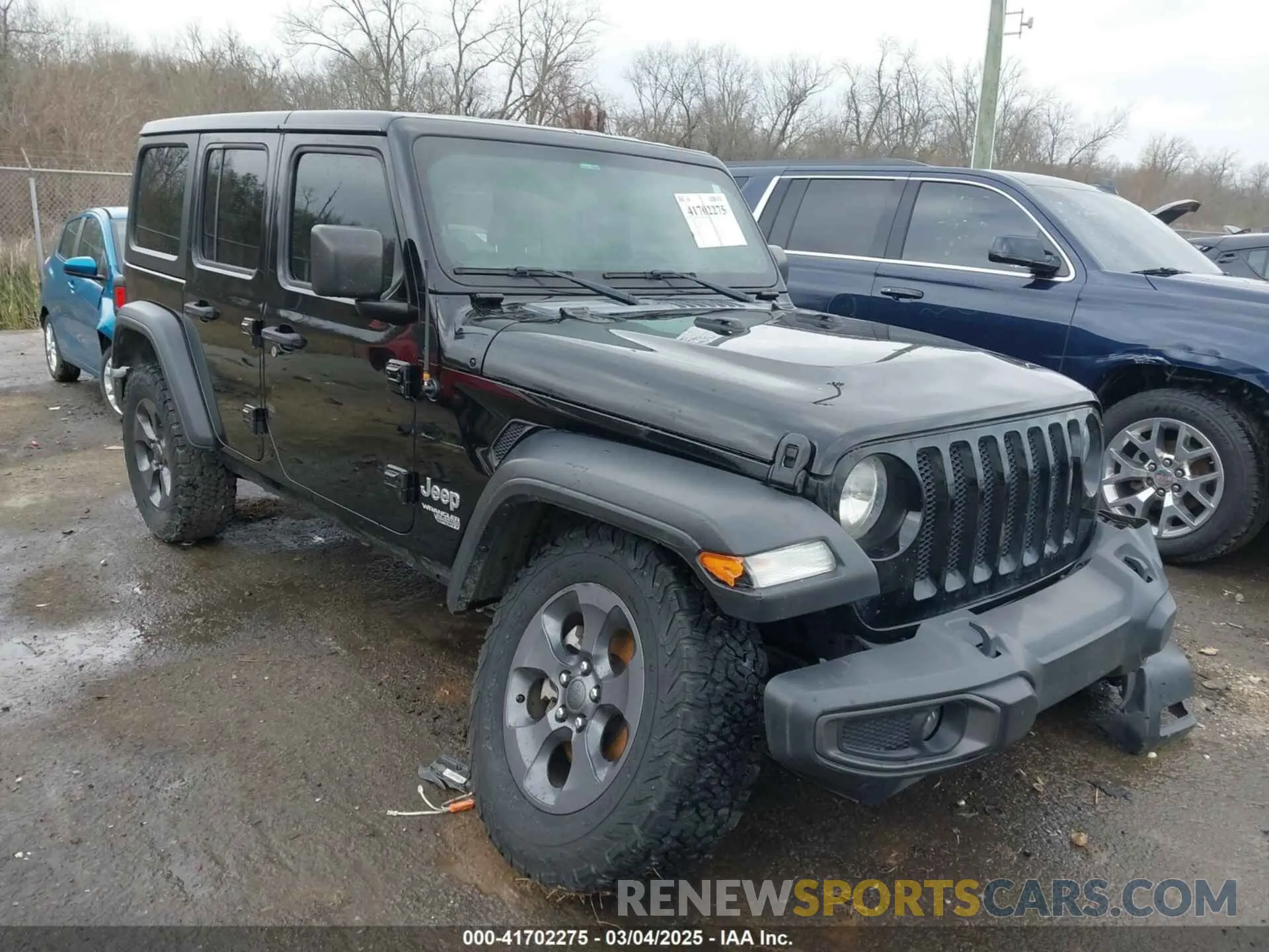 1 Photograph of a damaged car 1C4HJXDN9LW126762 JEEP WRANGLER UNLIMITED 2020
