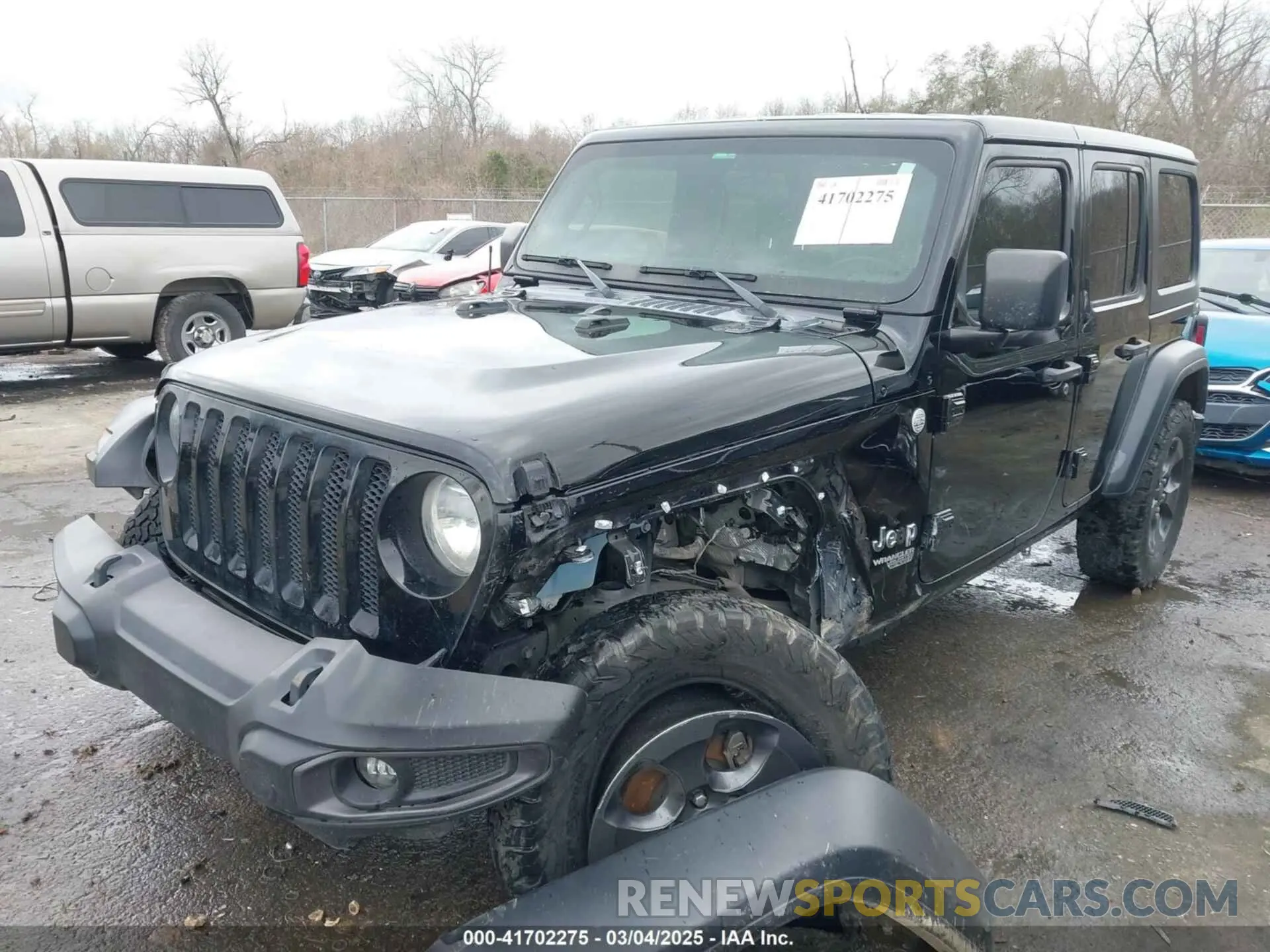 2 Photograph of a damaged car 1C4HJXDN9LW126762 JEEP WRANGLER UNLIMITED 2020