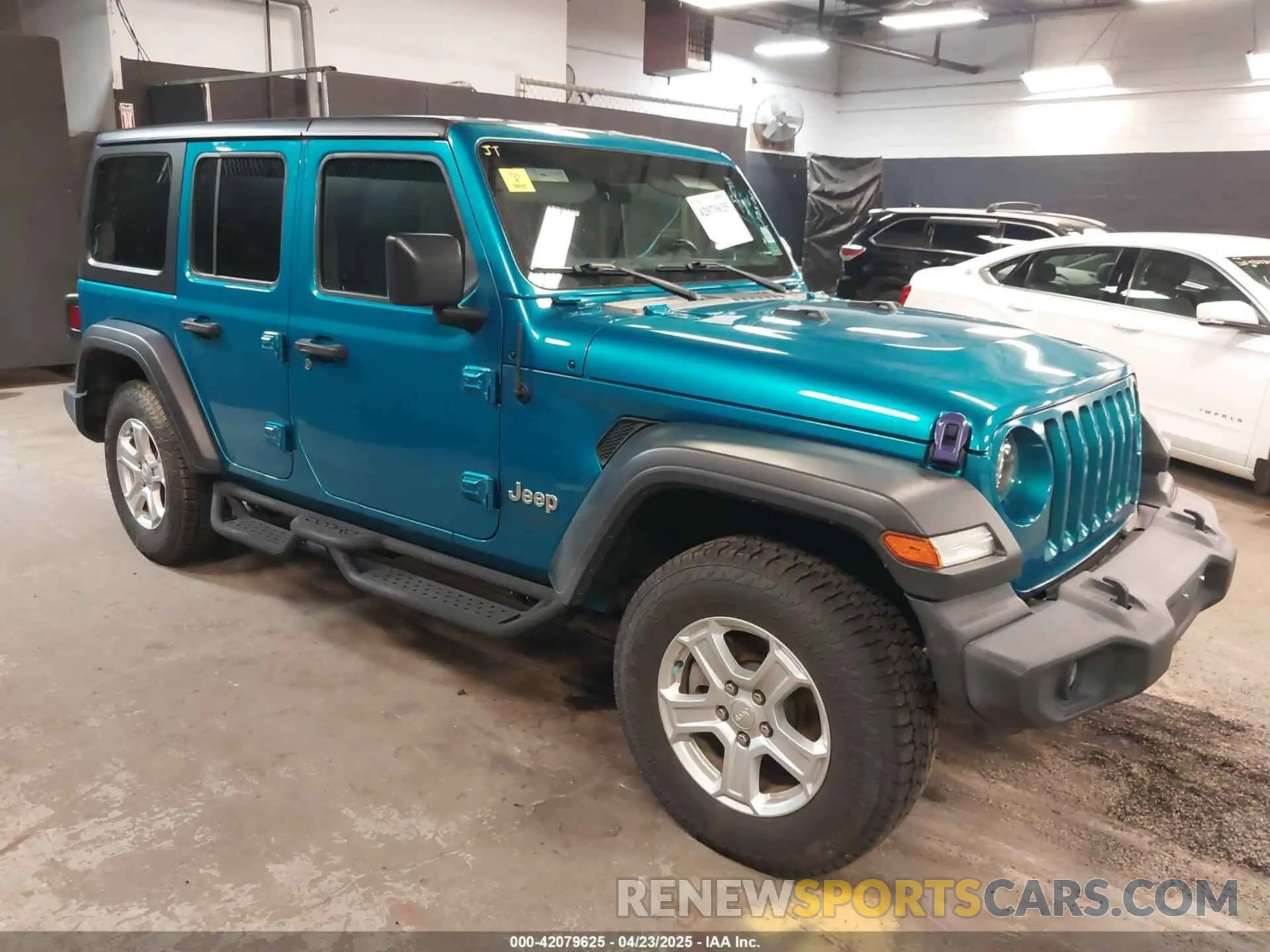 1 Photograph of a damaged car 1C4HJXDN9LW194222 JEEP WRANGLER UNLIMITED 2020