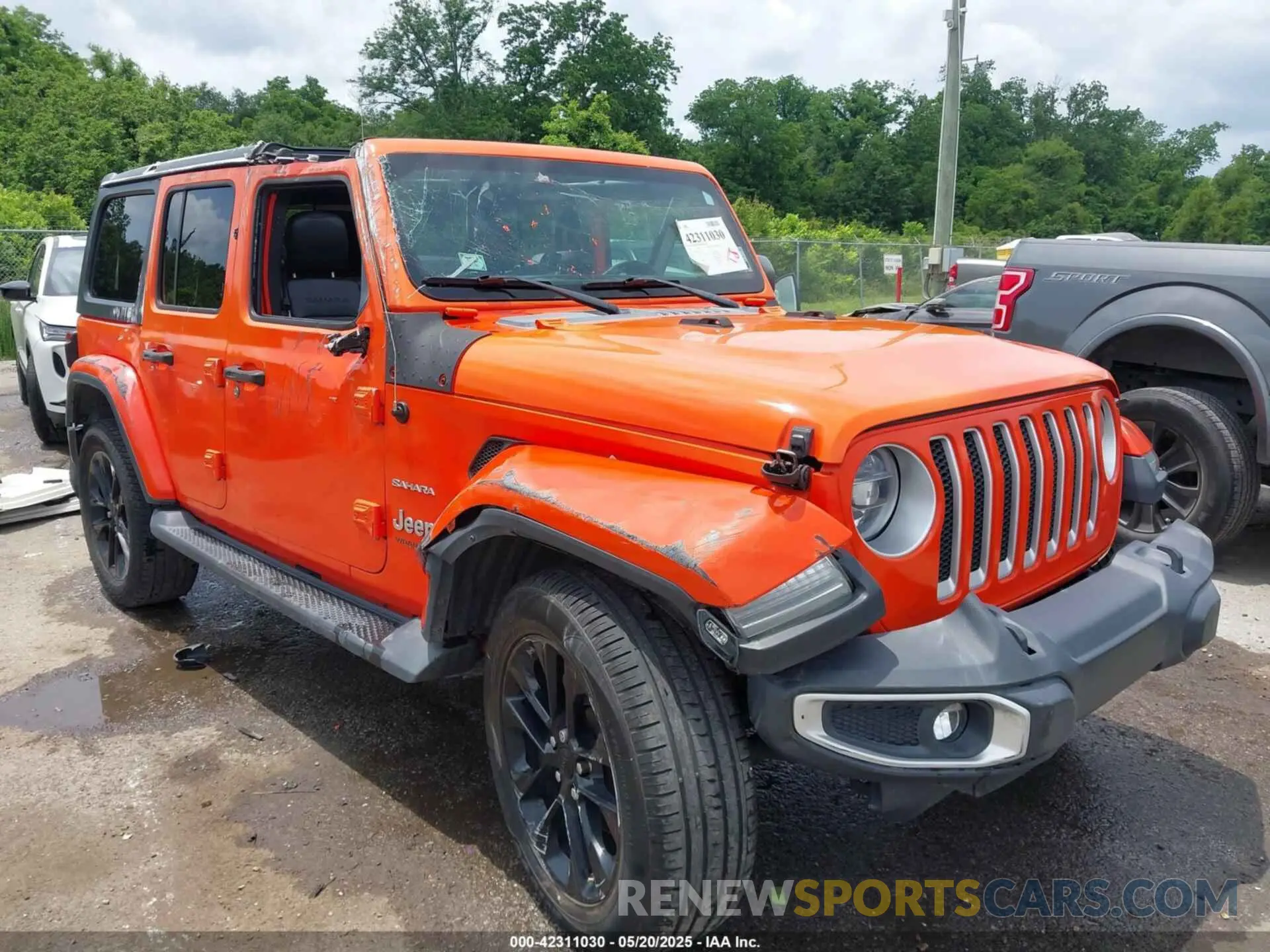 1 Фотография поврежденного автомобиля 1C4HJXEG5LW232965 JEEP WRANGLER UNLIMITED 2020