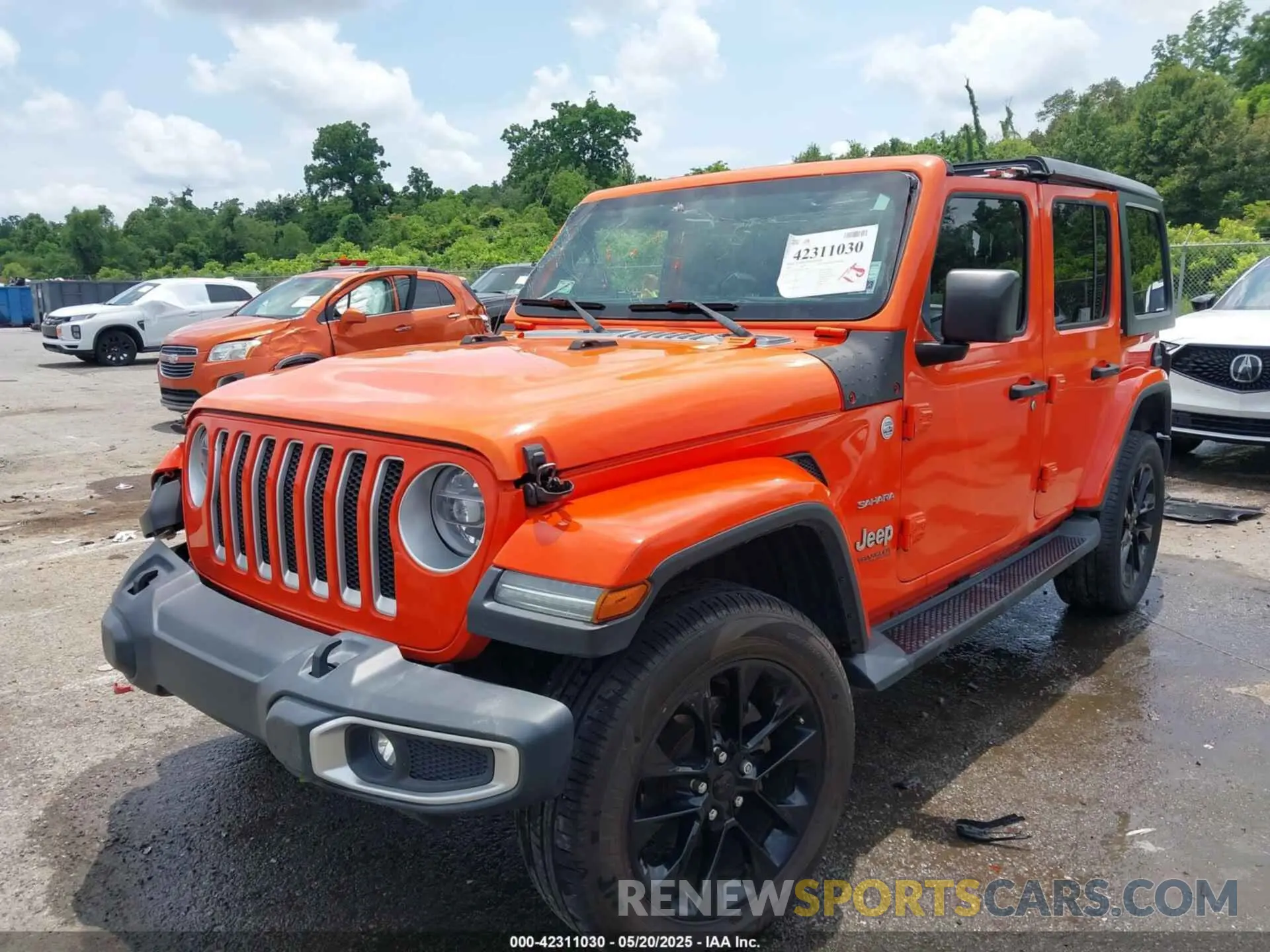 2 Фотография поврежденного автомобиля 1C4HJXEG5LW232965 JEEP WRANGLER UNLIMITED 2020