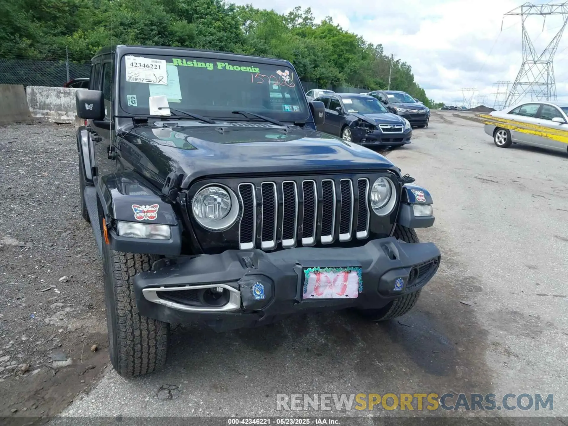 6 Photograph of a damaged car 1C4HJXEN0LW157266 JEEP WRANGLER UNLIMITED 2020