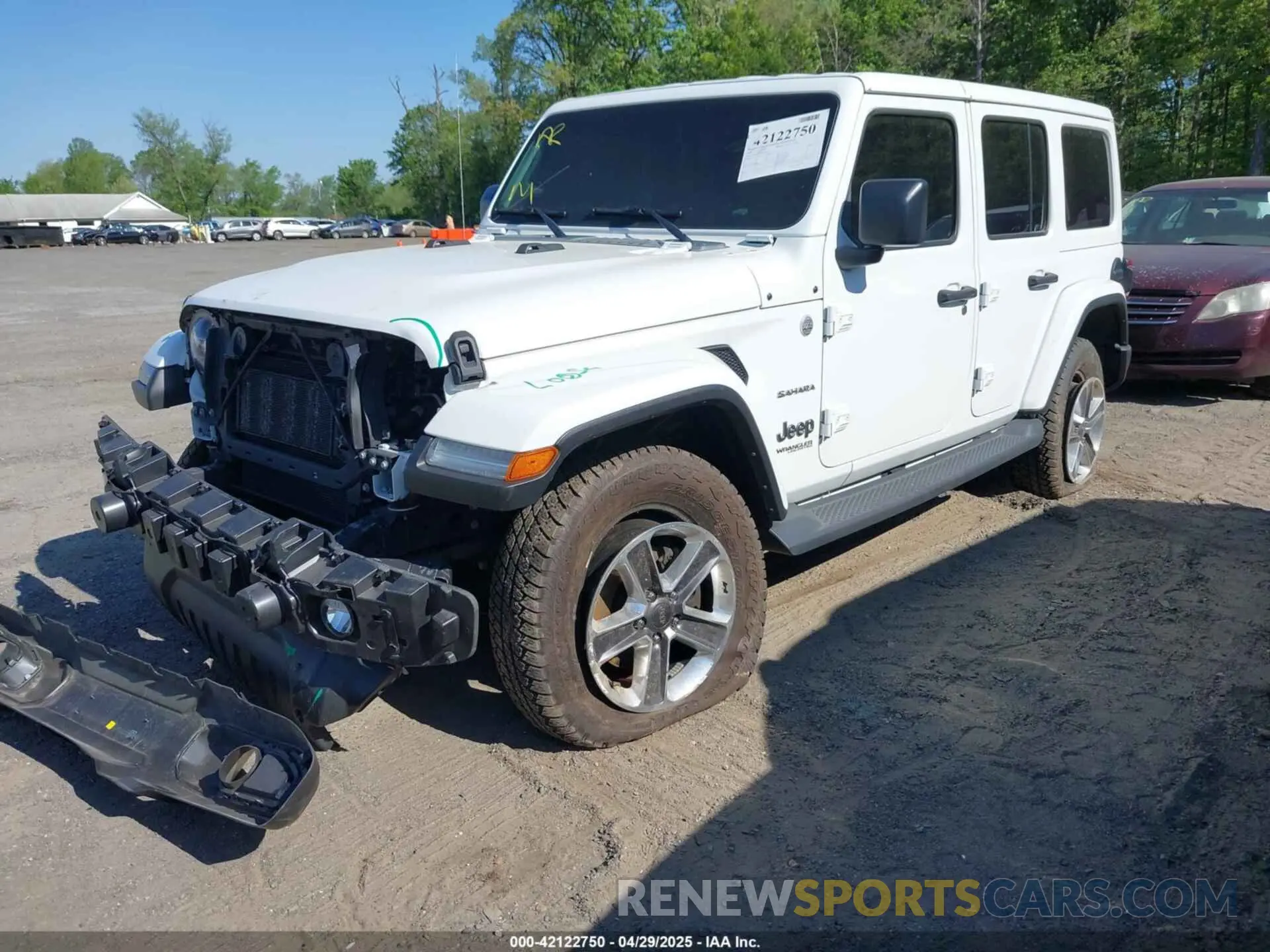 2 Фотография поврежденного автомобиля 1C4HJXEN1LW152769 JEEP WRANGLER UNLIMITED 2020