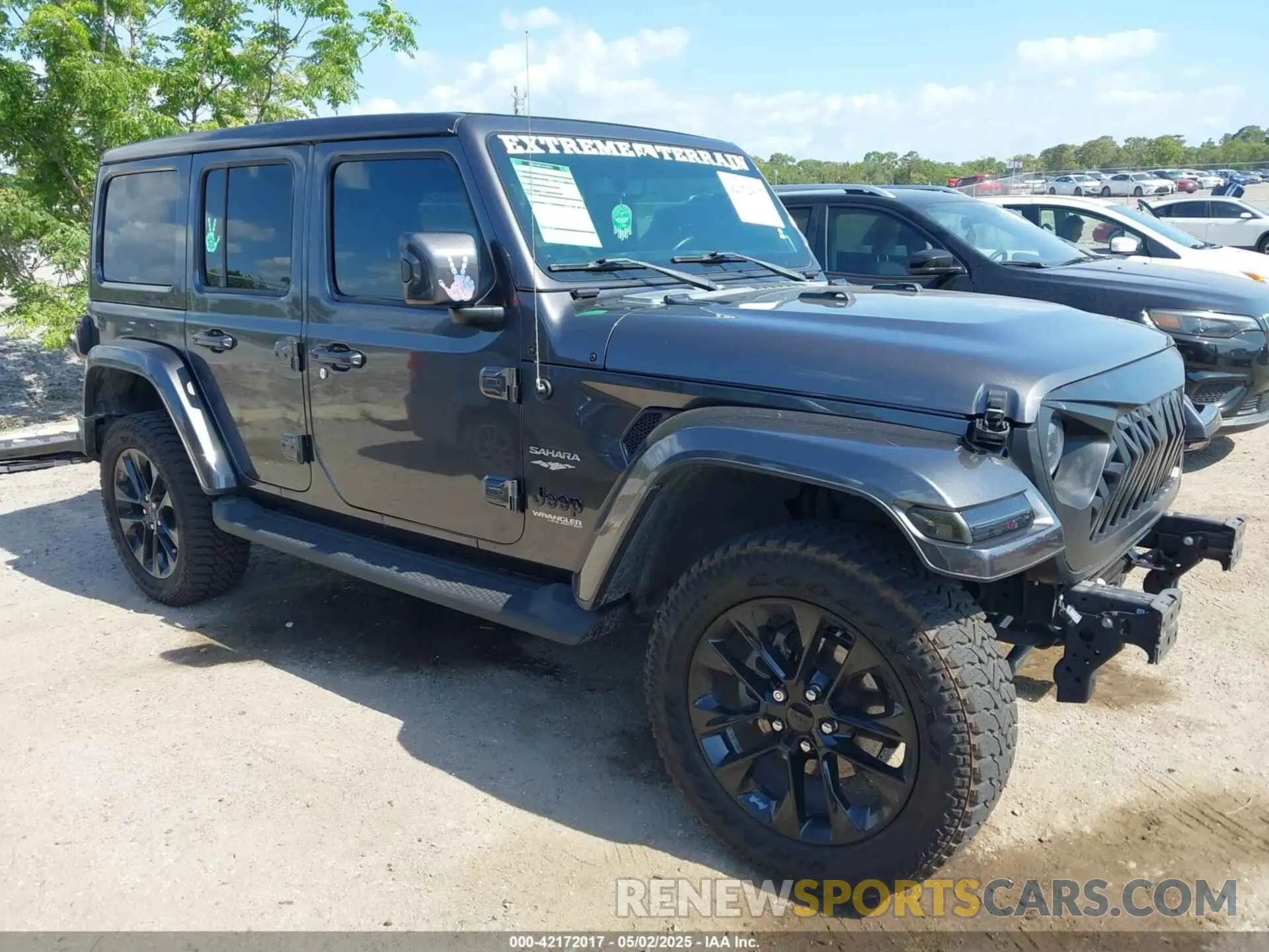 1 Photograph of a damaged car 1C4HJXEN2LW325103 JEEP WRANGLER UNLIMITED 2020