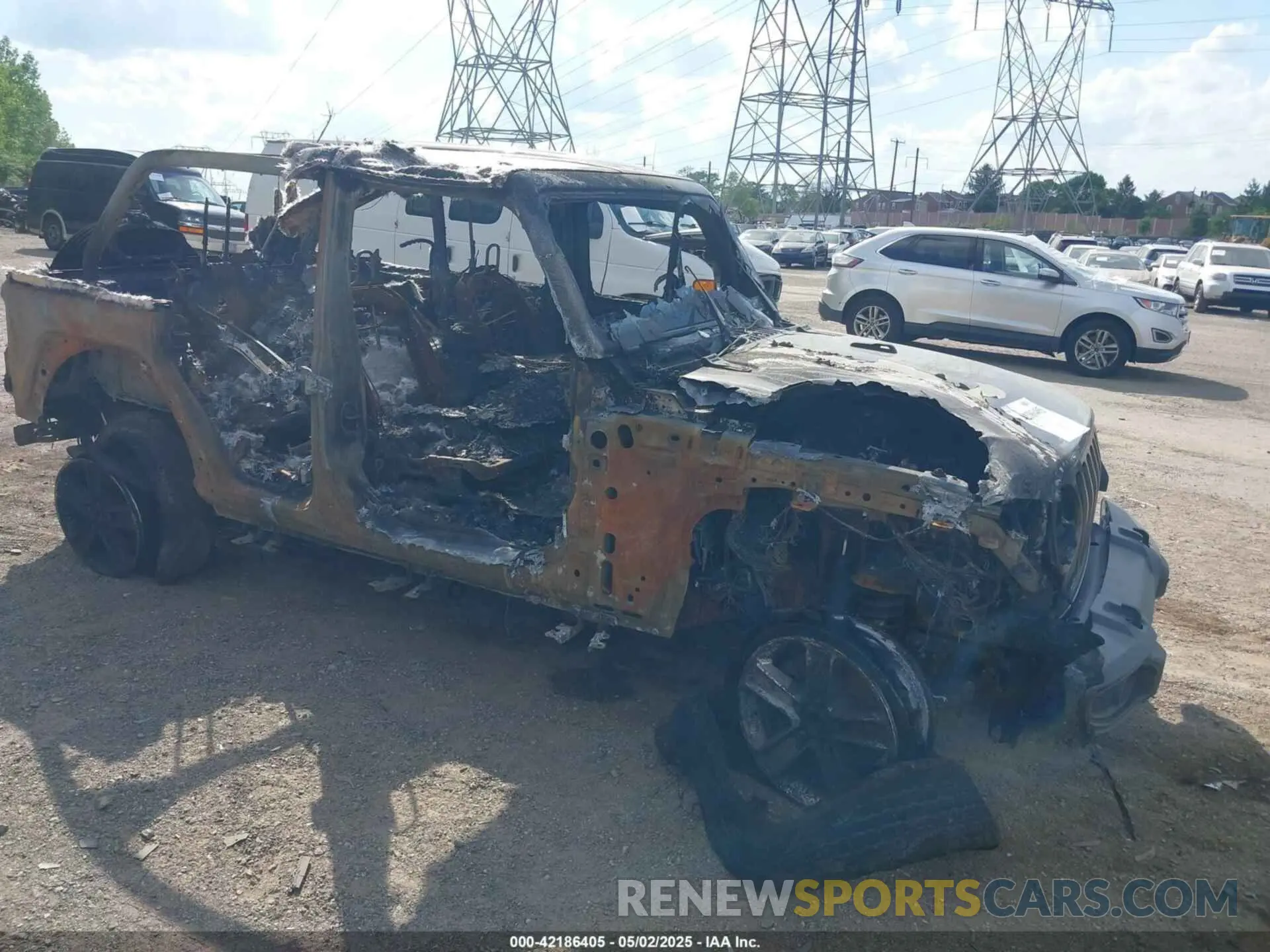 1 Photograph of a damaged car 1C4HJXEN3LW105453 JEEP WRANGLER UNLIMITED 2020