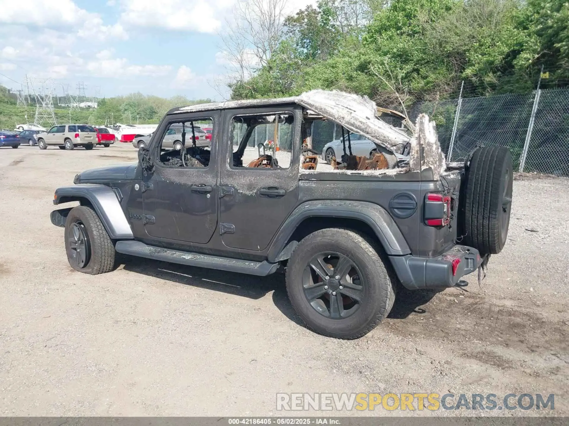 3 Photograph of a damaged car 1C4HJXEN3LW105453 JEEP WRANGLER UNLIMITED 2020