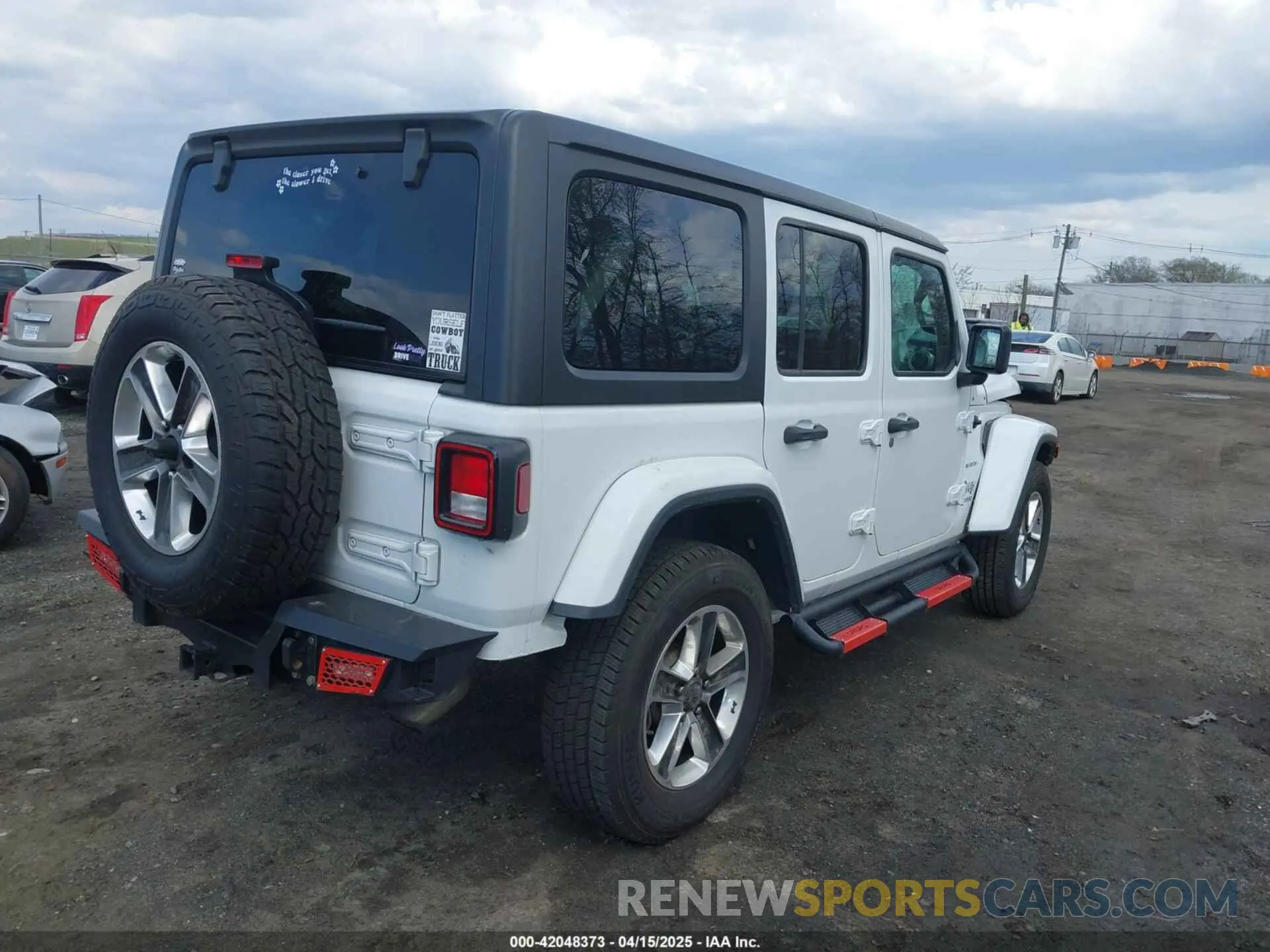 4 Photograph of a damaged car 1C4HJXEN3LW164986 JEEP WRANGLER UNLIMITED 2020