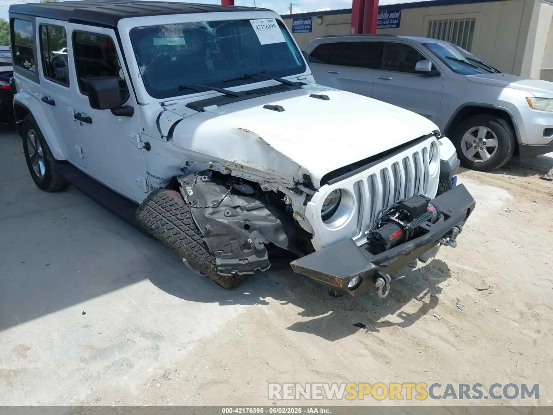 6 Photograph of a damaged car 1C4HJXEN3LW264036 JEEP WRANGLER UNLIMITED 2020