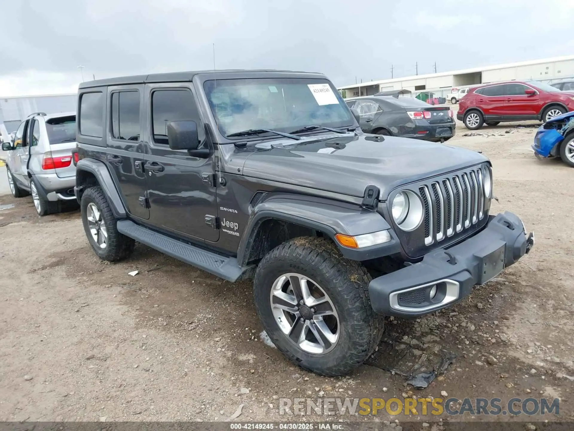 1 Photograph of a damaged car 1C4HJXEN5LW114266 JEEP WRANGLER UNLIMITED 2020