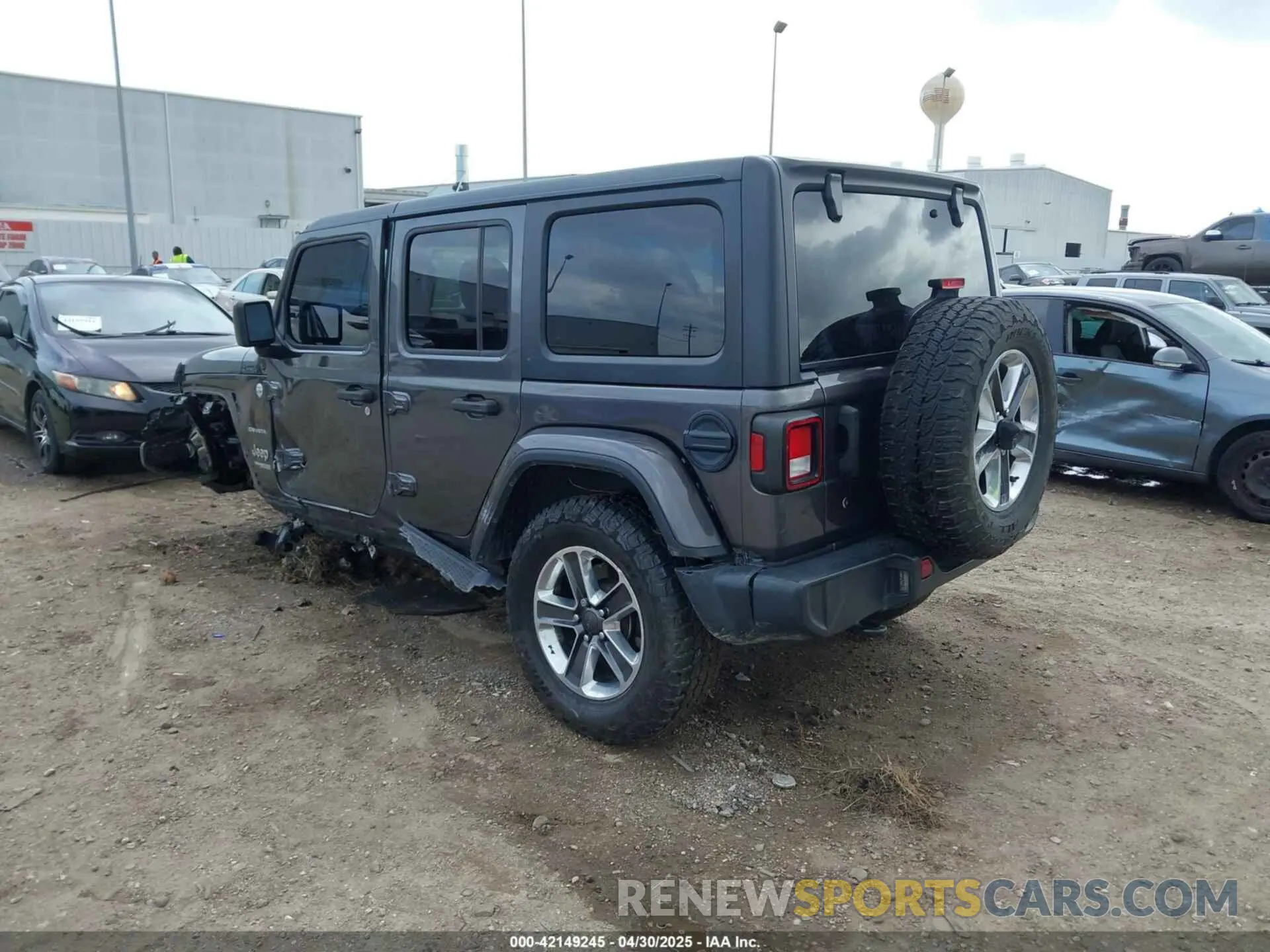 3 Photograph of a damaged car 1C4HJXEN5LW114266 JEEP WRANGLER UNLIMITED 2020