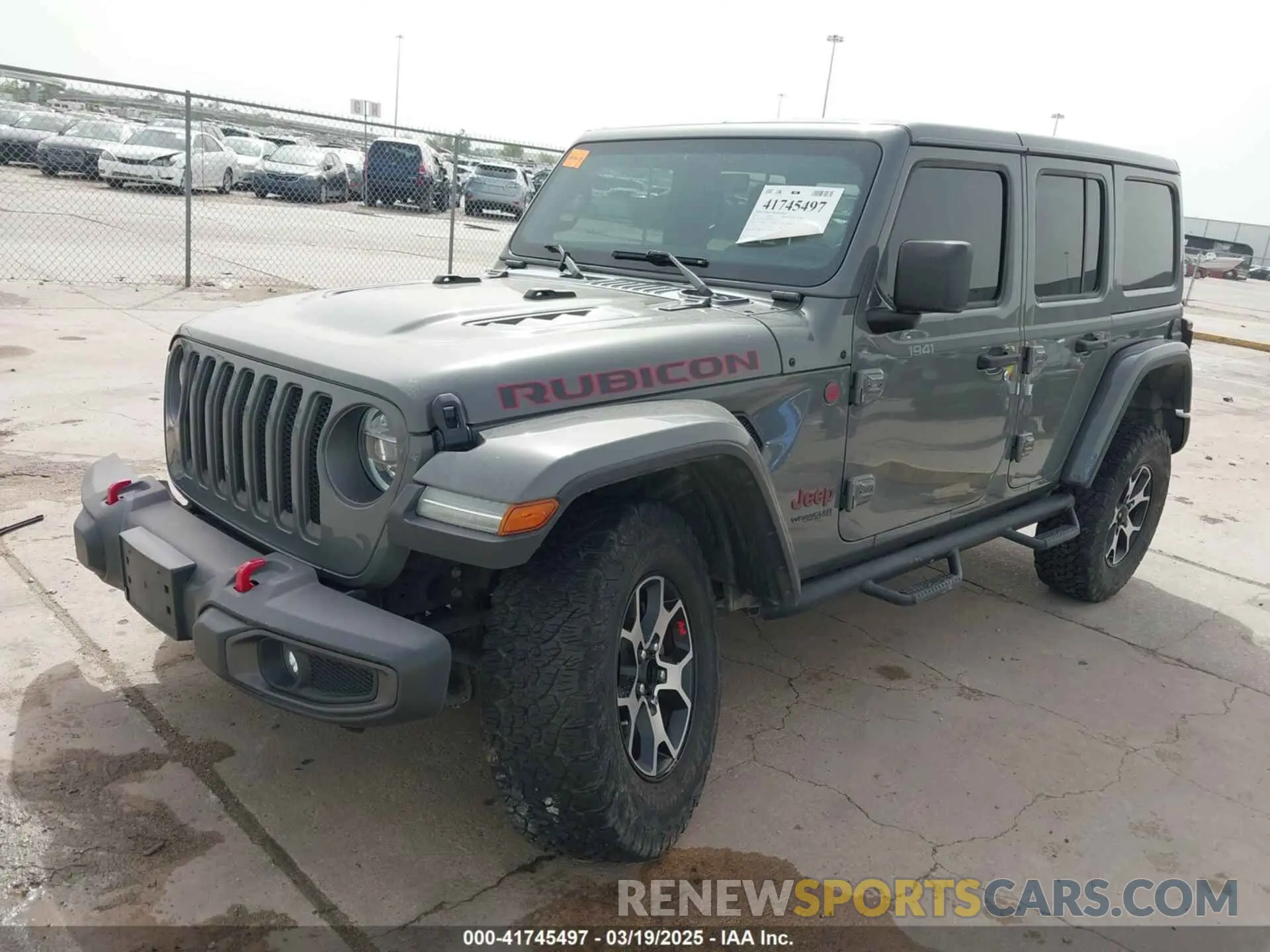 2 Photograph of a damaged car 1C4HJXFG2LW267154 JEEP WRANGLER UNLIMITED 2020