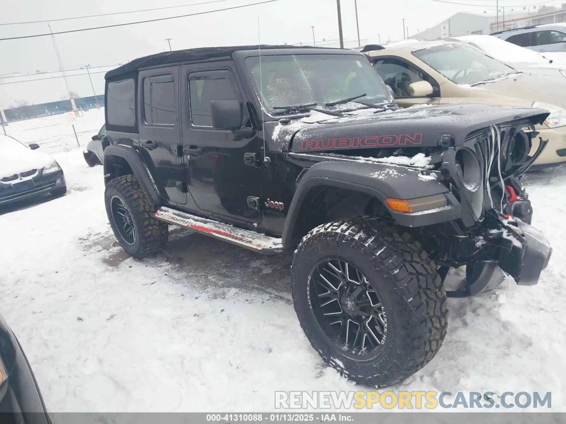 1 Photograph of a damaged car 1C4HJXFN8LW310510 JEEP WRANGLER UNLIMITED 2020