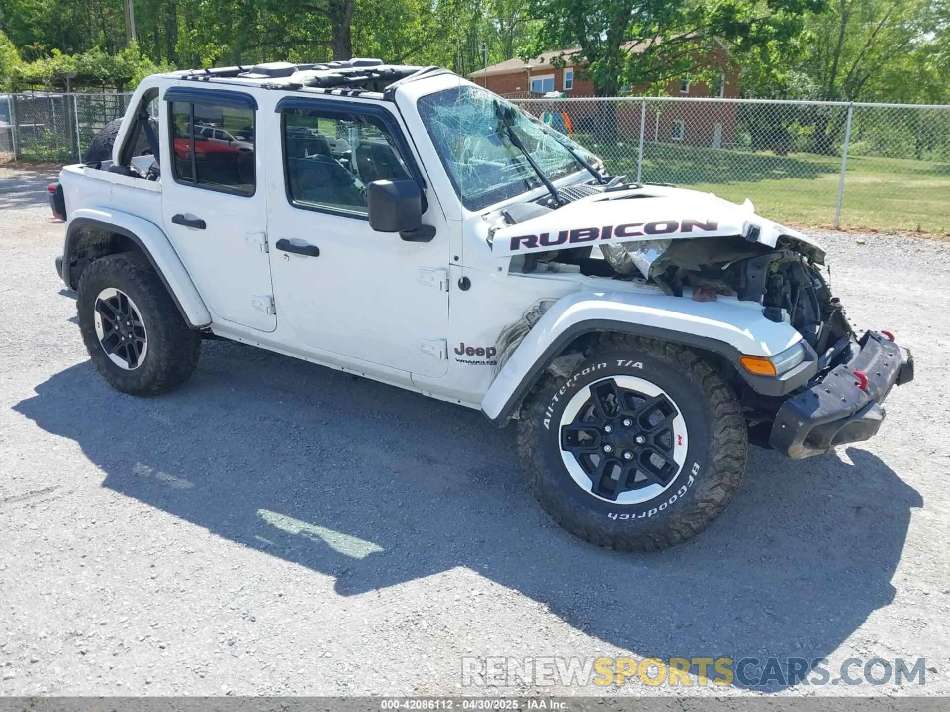 1 Photograph of a damaged car 1C4JJXFM5LW278740 JEEP WRANGLER UNLIMITED 2020