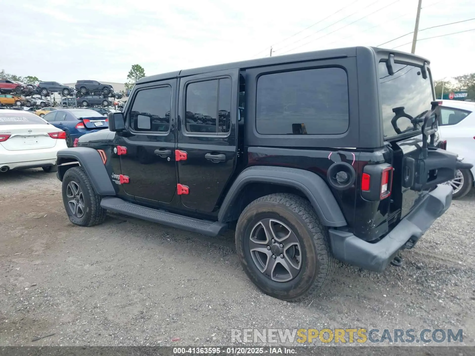3 Photograph of a damaged car 1C4HJXDG0MW572866 JEEP WRANGLER UNLIMITED 2021