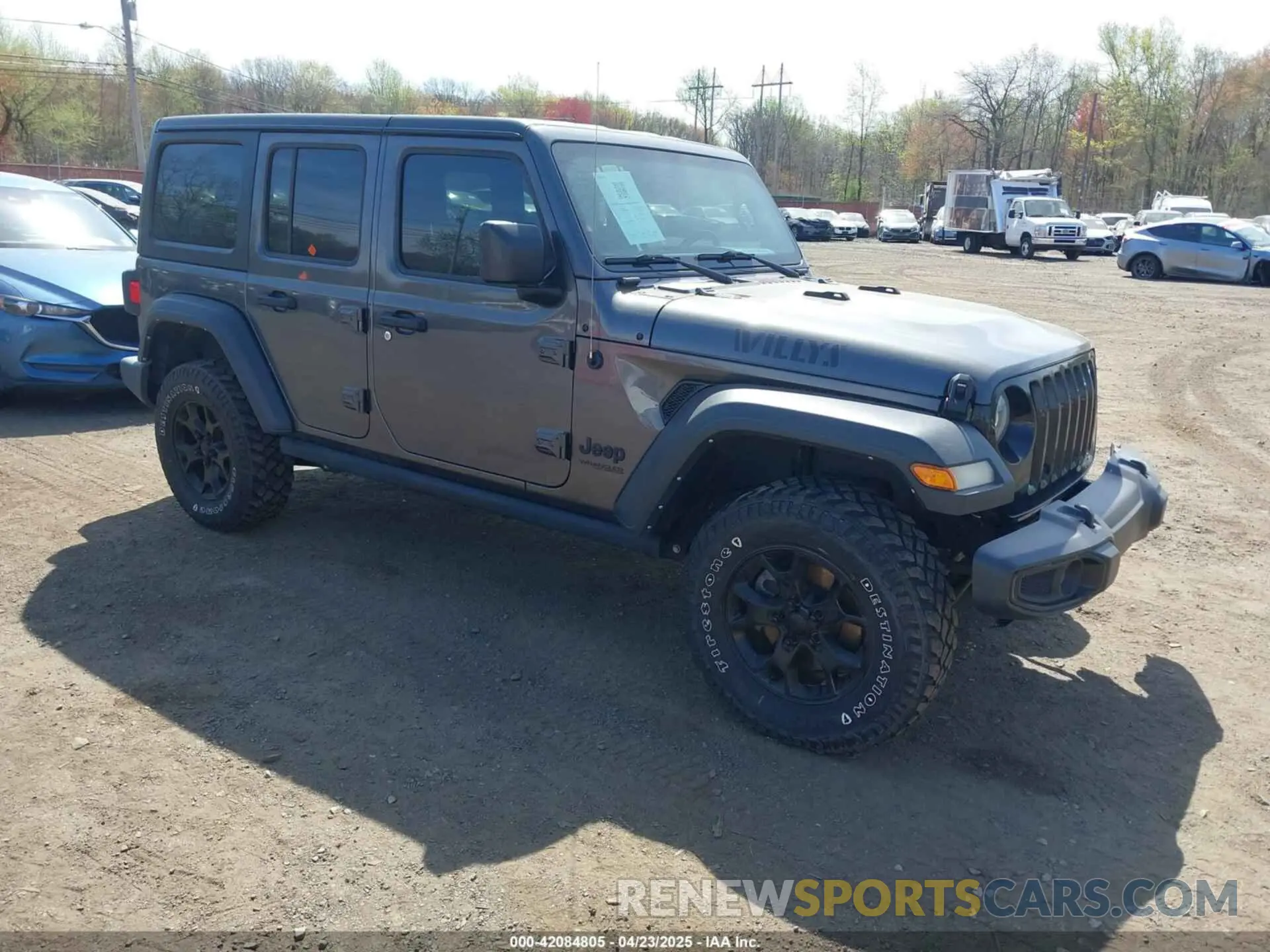 1 Фотография поврежденного автомобиля 1C4HJXDG1MW672507 JEEP WRANGLER UNLIMITED 2021