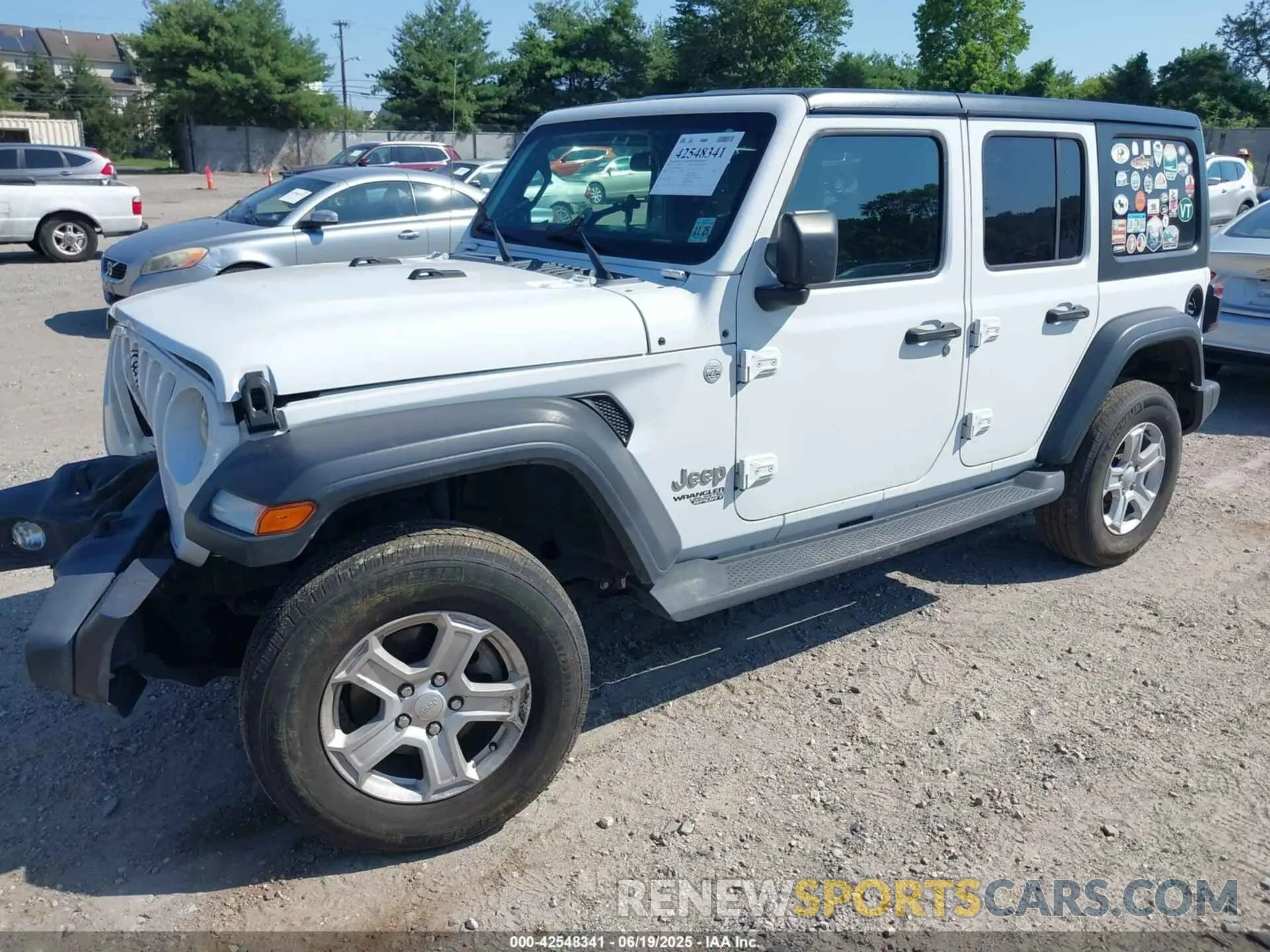 2 Photograph of a damaged car 1C4HJXDG2MW540369 JEEP WRANGLER UNLIMITED 2021