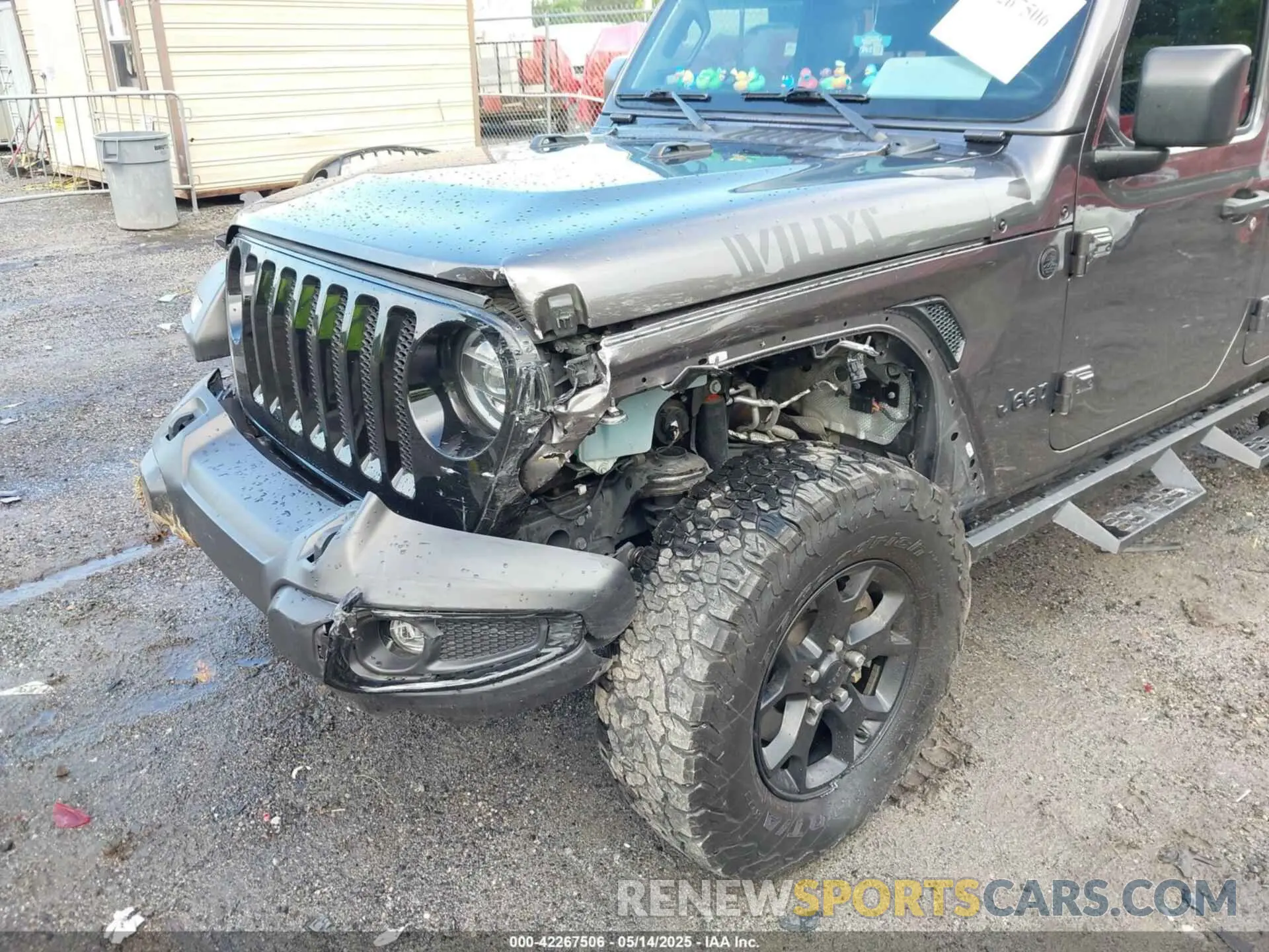 6 Photograph of a damaged car 1C4HJXDG2MW646904 JEEP WRANGLER UNLIMITED 2021