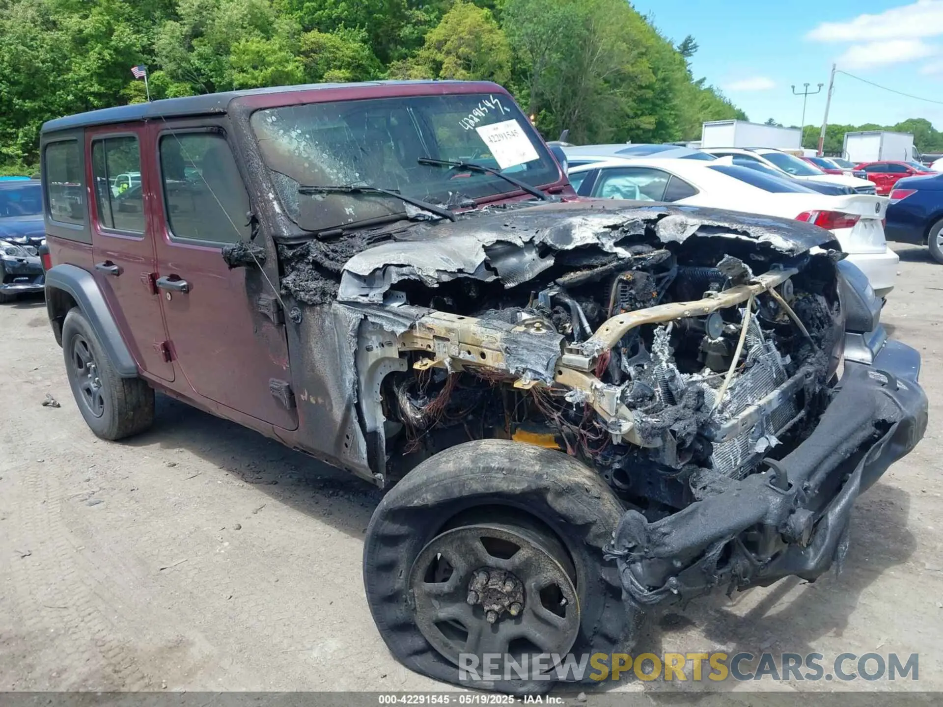 1 Фотография поврежденного автомобиля 1C4HJXDG2MW847850 JEEP WRANGLER UNLIMITED 2021