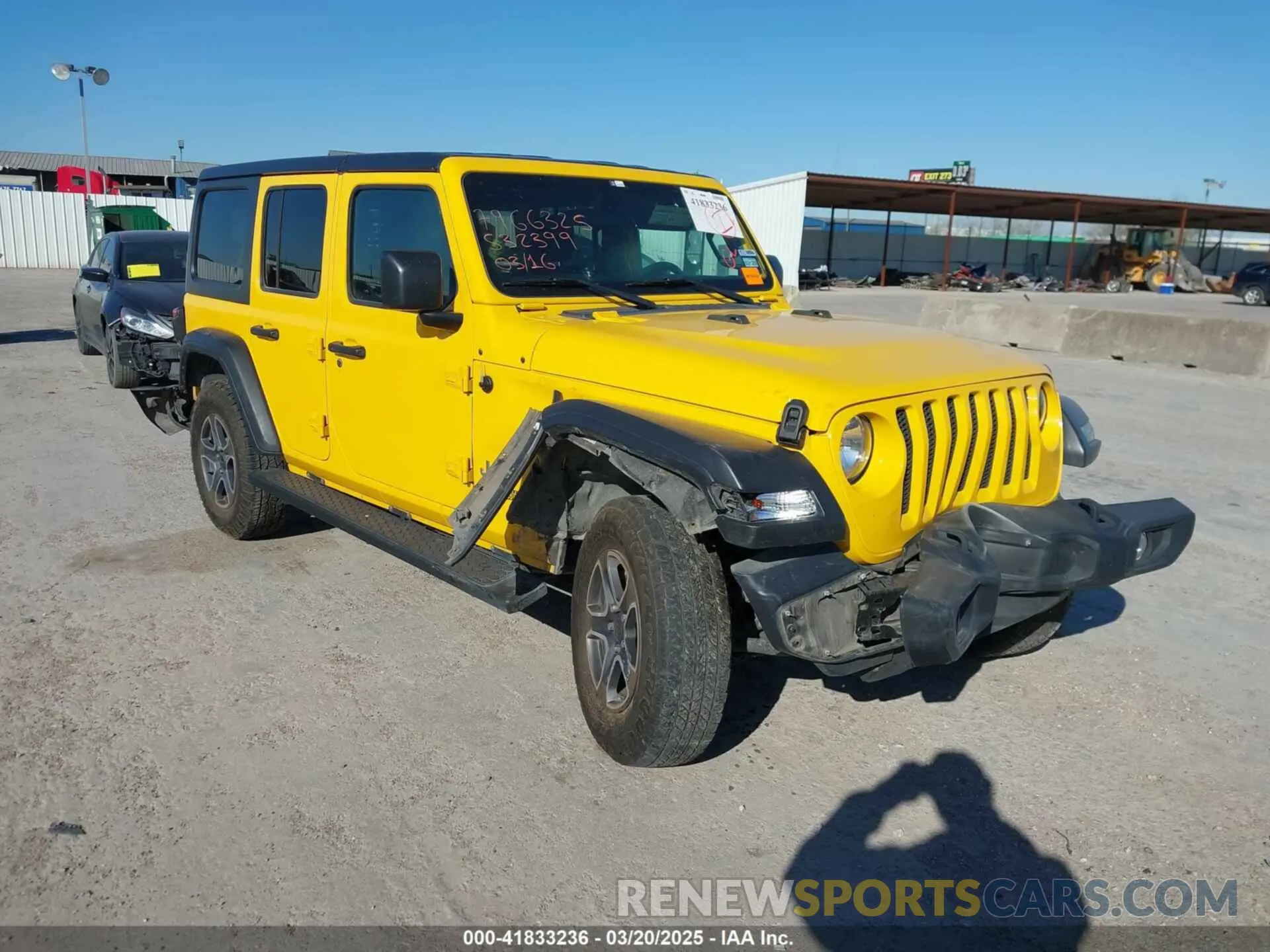 1 Фотография поврежденного автомобиля 1C4HJXDG4MW532399 JEEP WRANGLER UNLIMITED 2021
