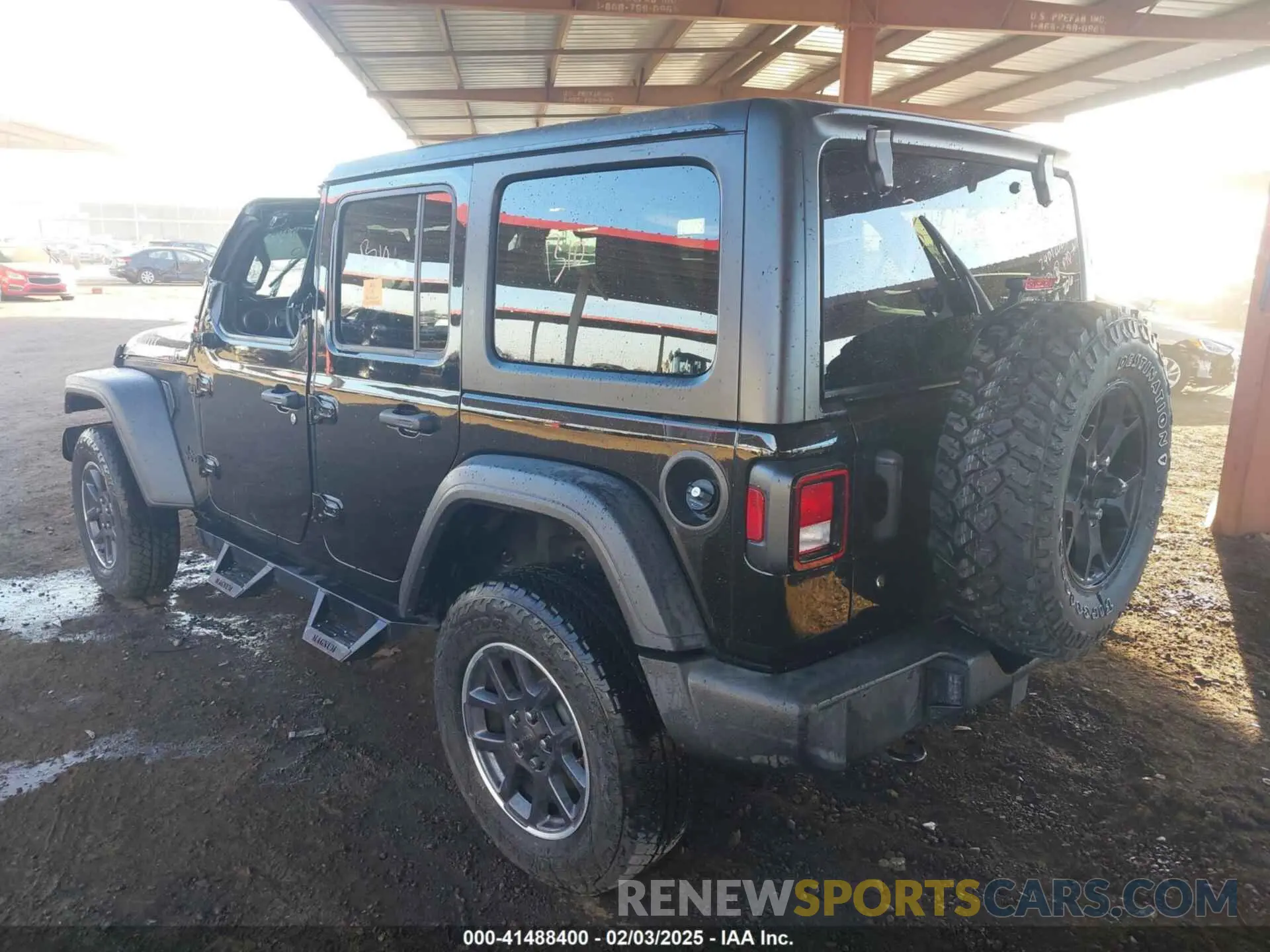 3 Фотография поврежденного автомобиля 1C4HJXDG4MW614164 JEEP WRANGLER UNLIMITED 2021