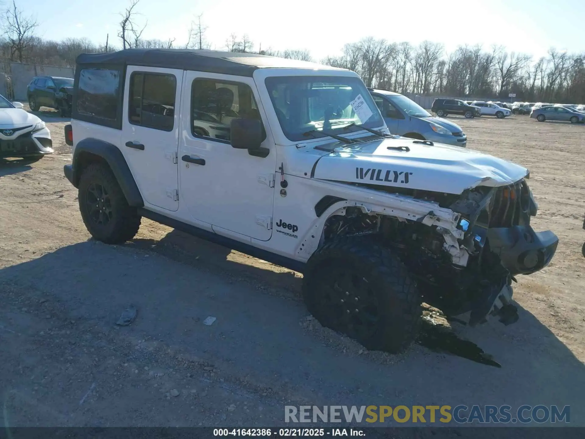 1 Фотография поврежденного автомобиля 1C4HJXDG5MW697149 JEEP WRANGLER UNLIMITED 2021