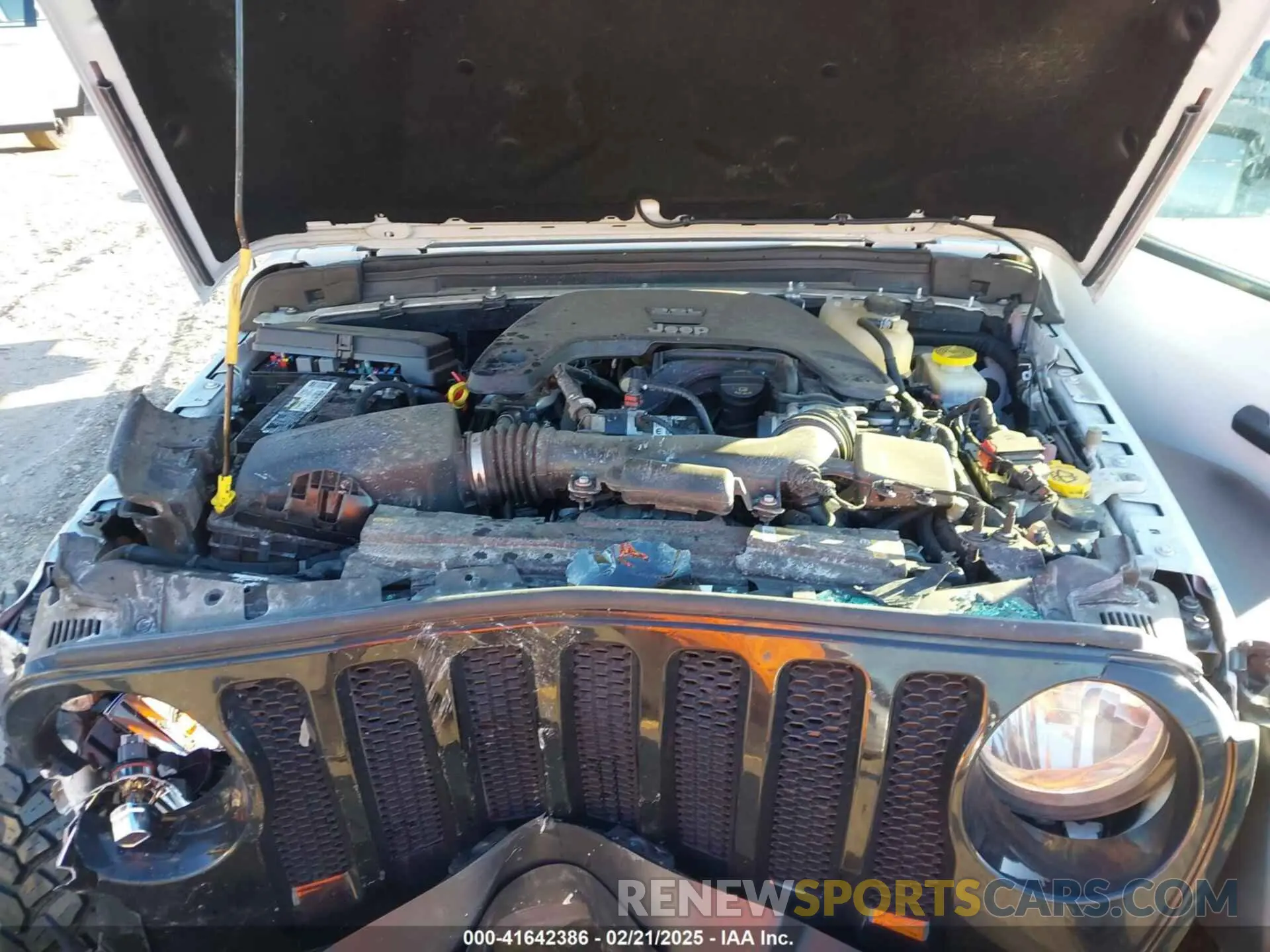 10 Фотография поврежденного автомобиля 1C4HJXDG5MW697149 JEEP WRANGLER UNLIMITED 2021
