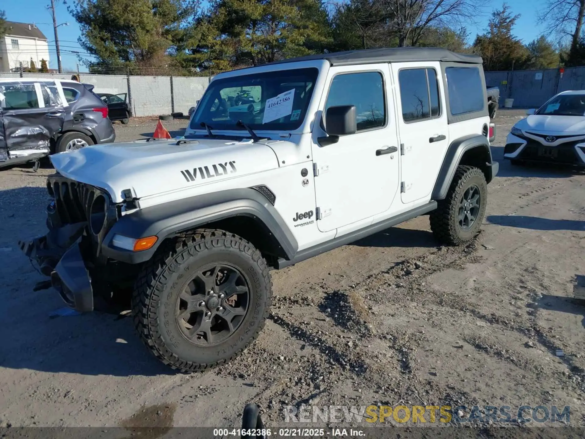 2 Фотография поврежденного автомобиля 1C4HJXDG5MW697149 JEEP WRANGLER UNLIMITED 2021
