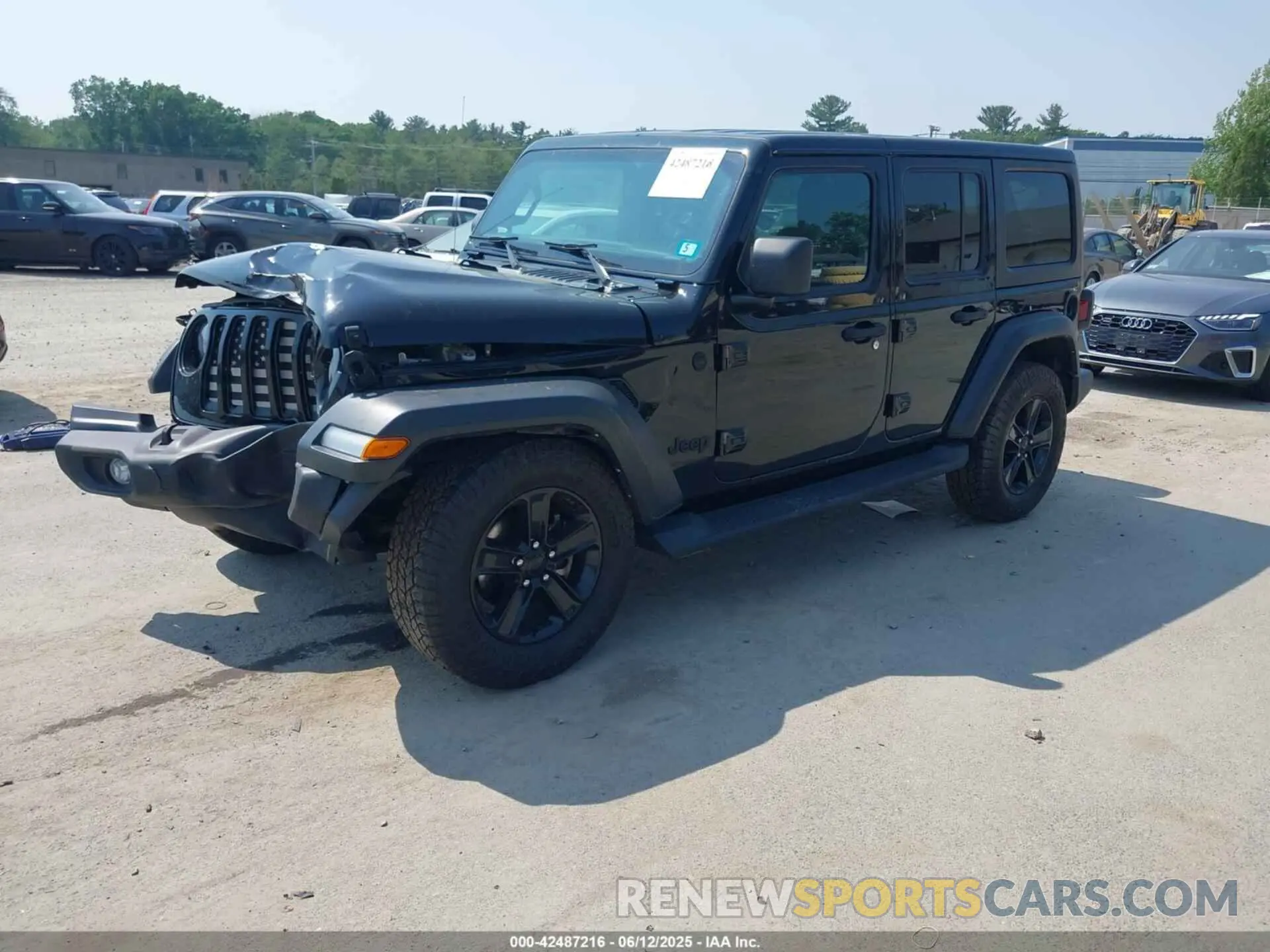 2 Photograph of a damaged car 1C4HJXDG5MW808329 JEEP WRANGLER UNLIMITED 2021