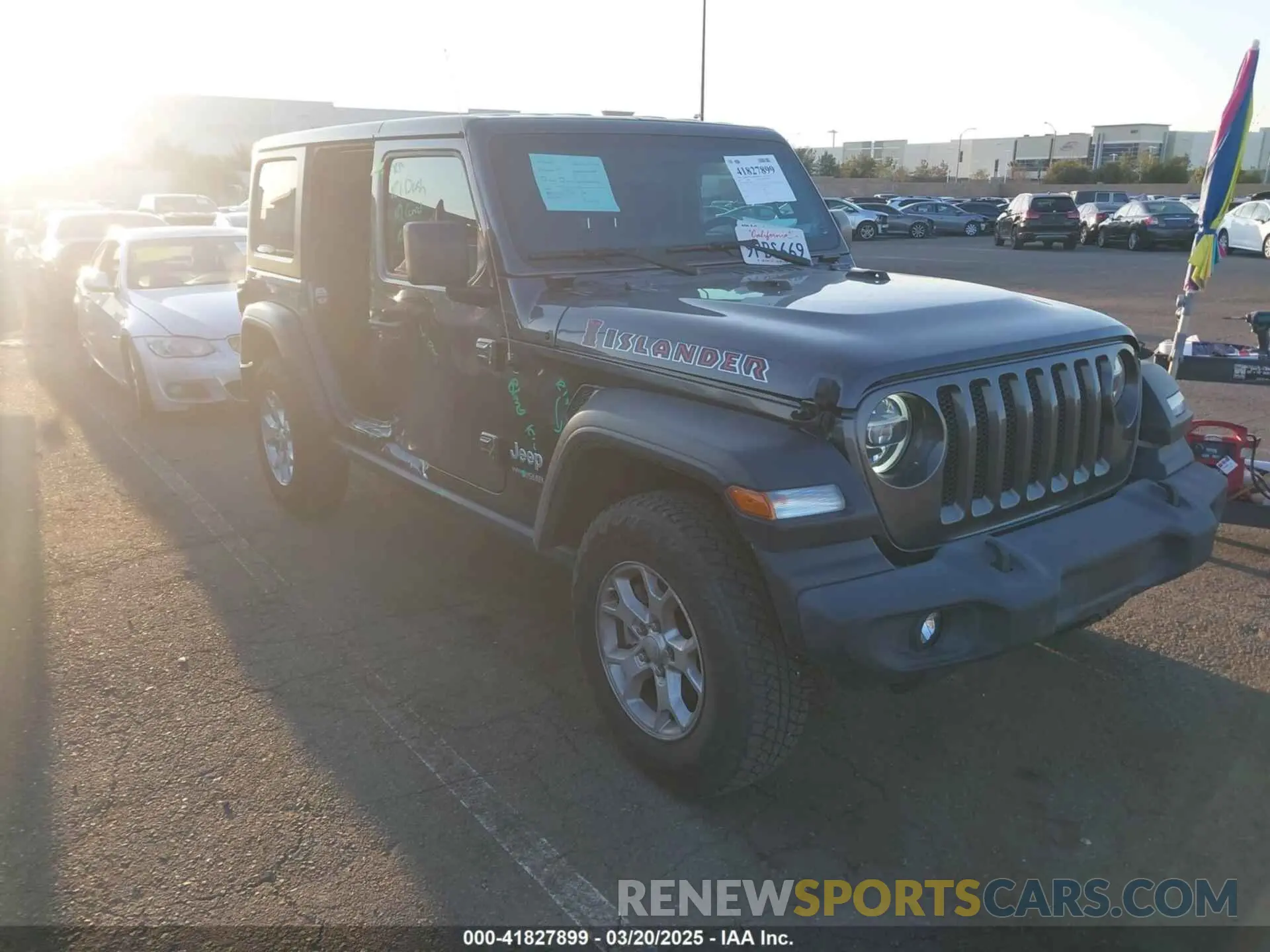 1 Фотография поврежденного автомобиля 1C4HJXDG7MW583315 JEEP WRANGLER UNLIMITED 2021