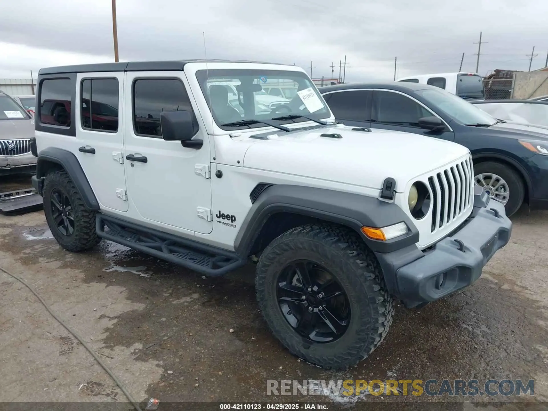 1 Фотография поврежденного автомобиля 1C4HJXDG8MW509322 JEEP WRANGLER UNLIMITED 2021