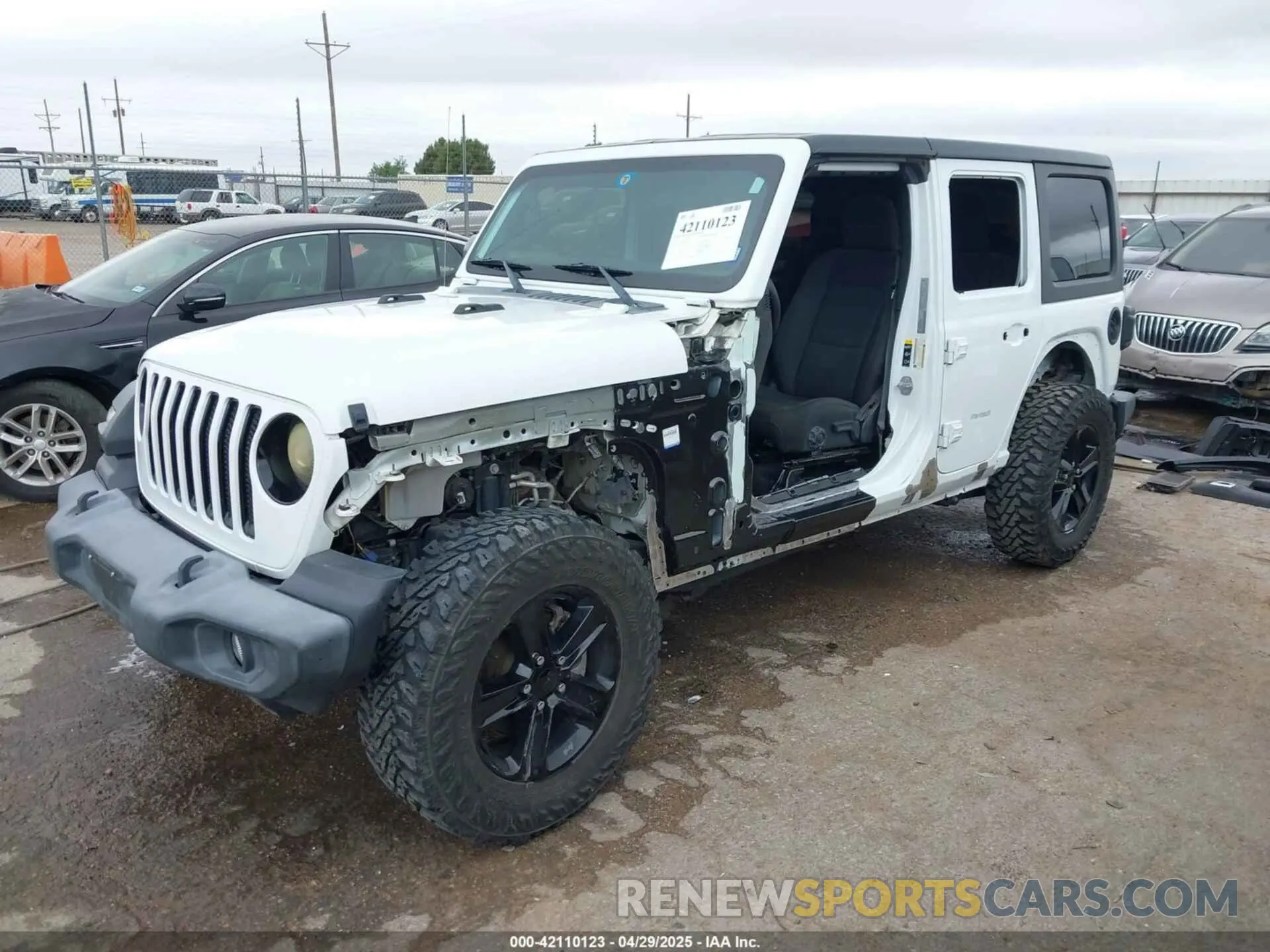 2 Фотография поврежденного автомобиля 1C4HJXDG8MW509322 JEEP WRANGLER UNLIMITED 2021
