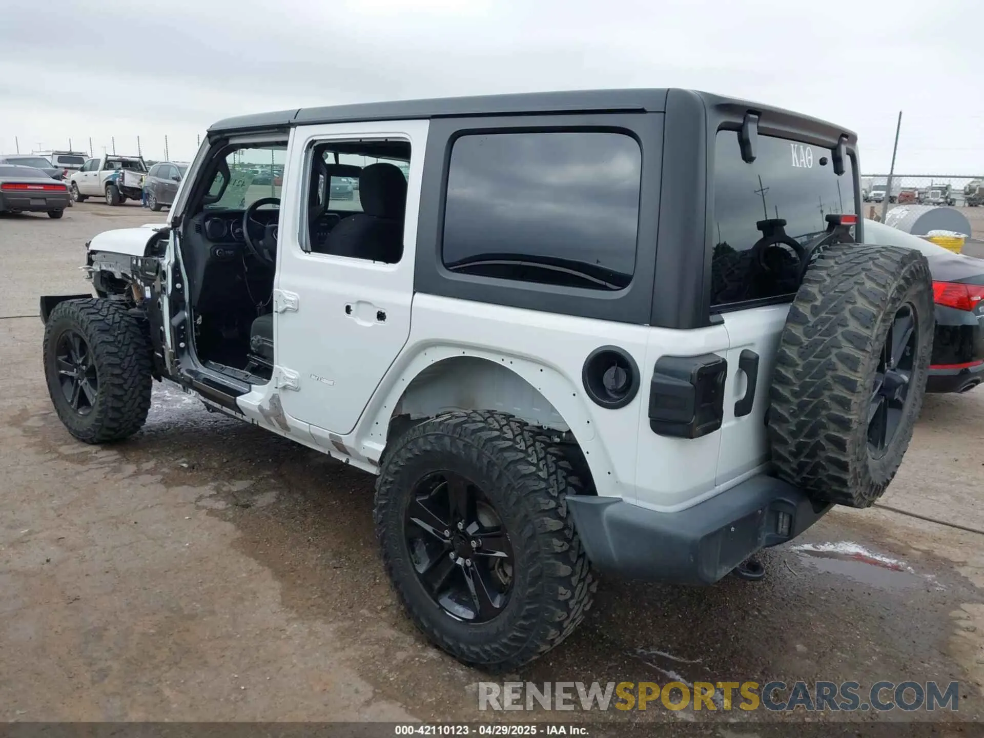 3 Фотография поврежденного автомобиля 1C4HJXDG8MW509322 JEEP WRANGLER UNLIMITED 2021