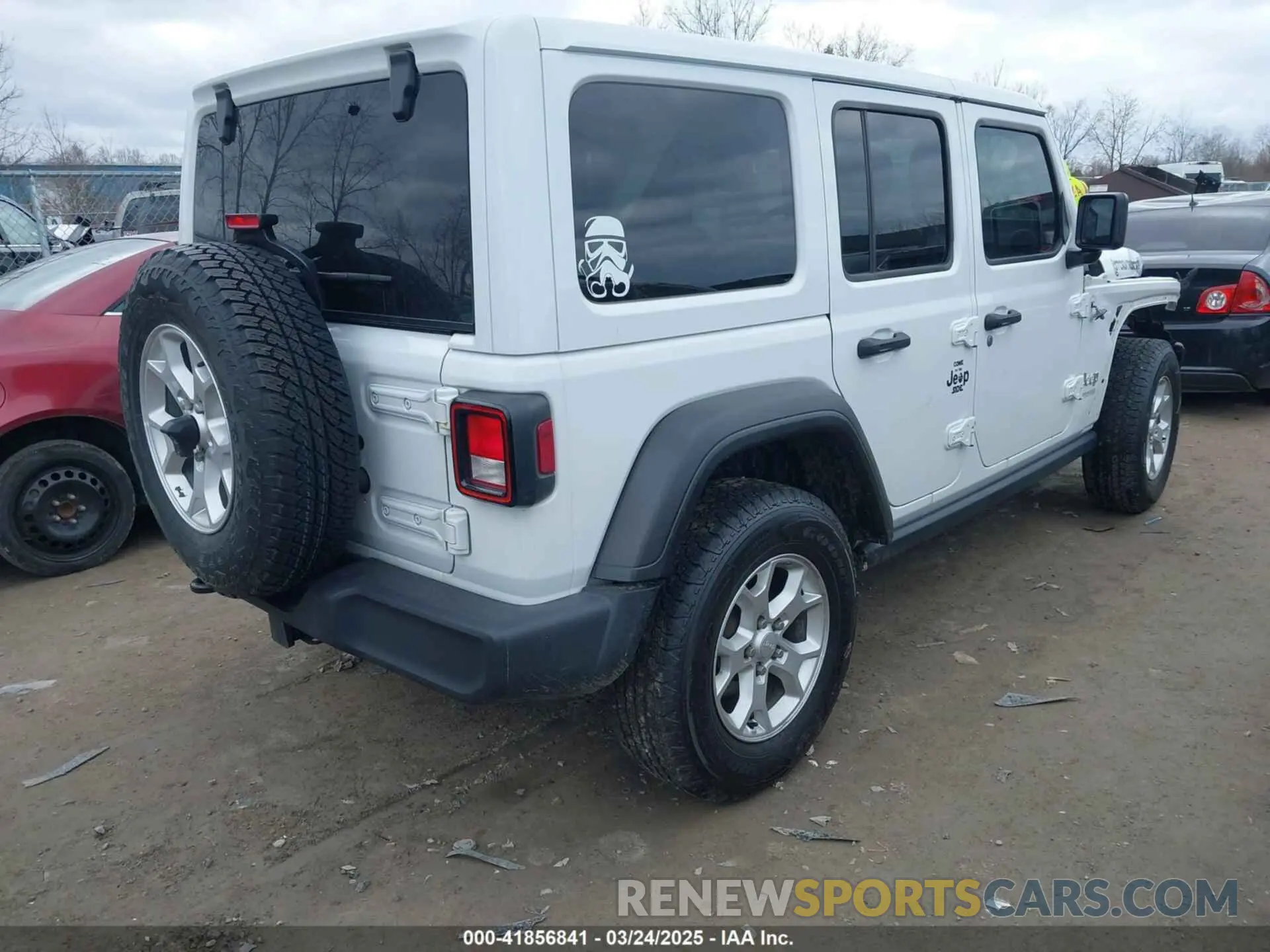 4 Фотография поврежденного автомобиля 1C4HJXDG8MW596171 JEEP WRANGLER UNLIMITED 2021