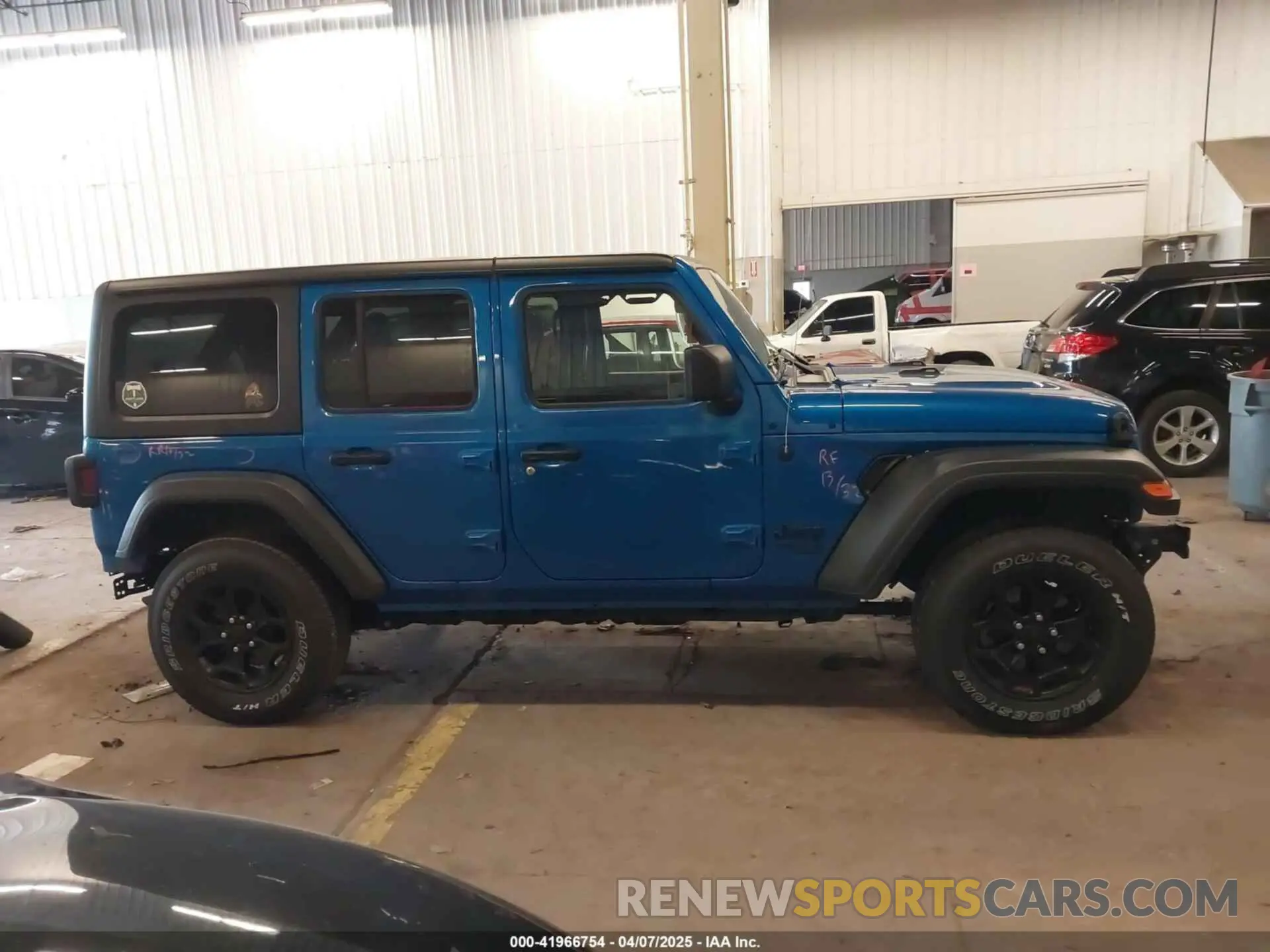 14 Photograph of a damaged car 1C4HJXDG9MW797013 JEEP WRANGLER UNLIMITED 2021