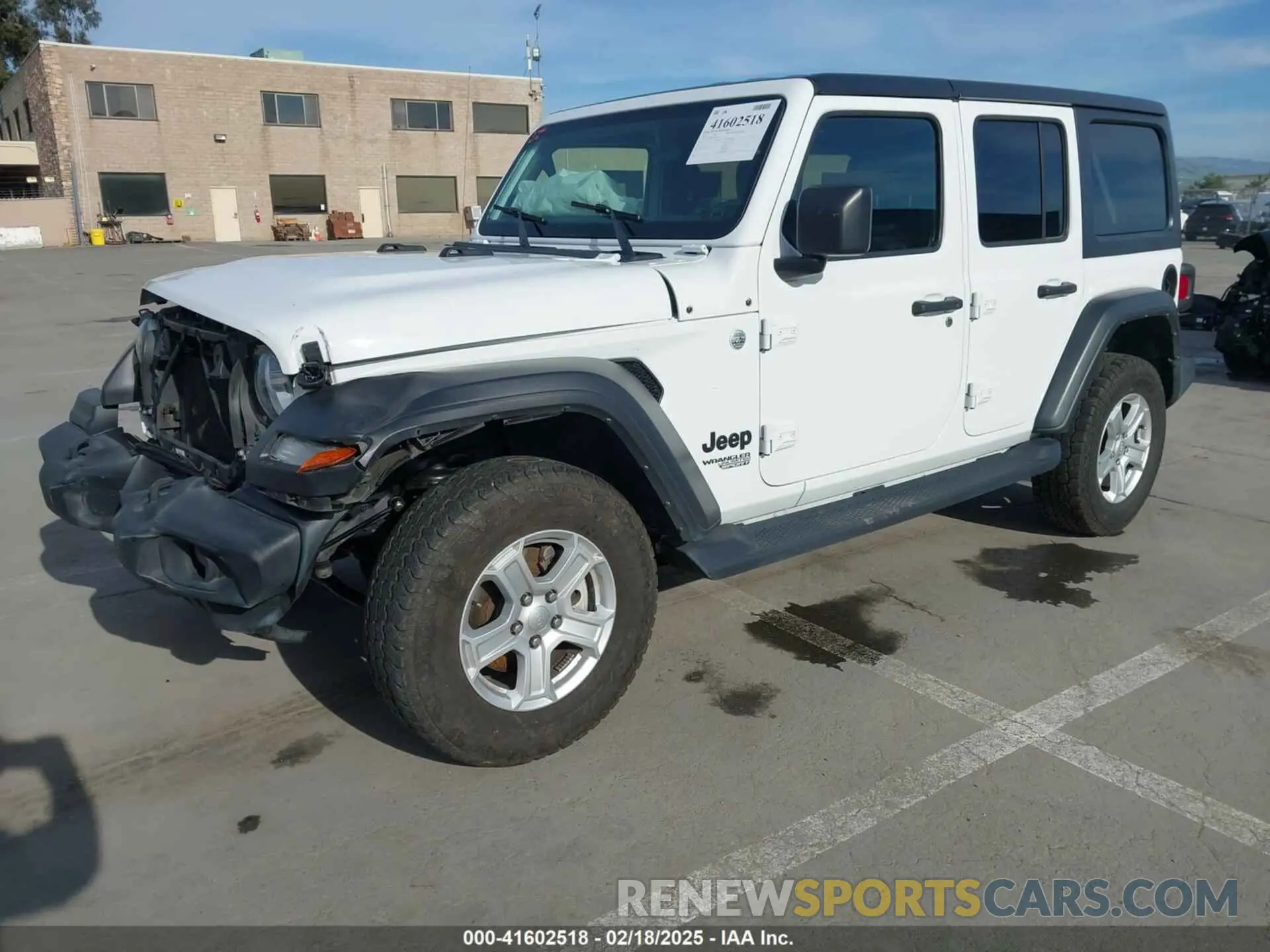 2 Фотография поврежденного автомобиля 1C4HJXDG9MW829362 JEEP WRANGLER UNLIMITED 2021