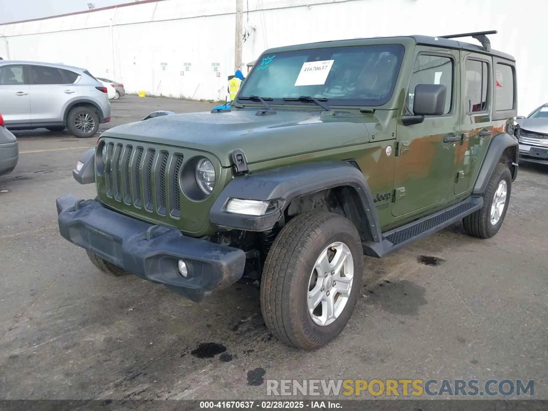 2 Photograph of a damaged car 1C4HJXDM1MW812674 JEEP WRANGLER UNLIMITED 2021