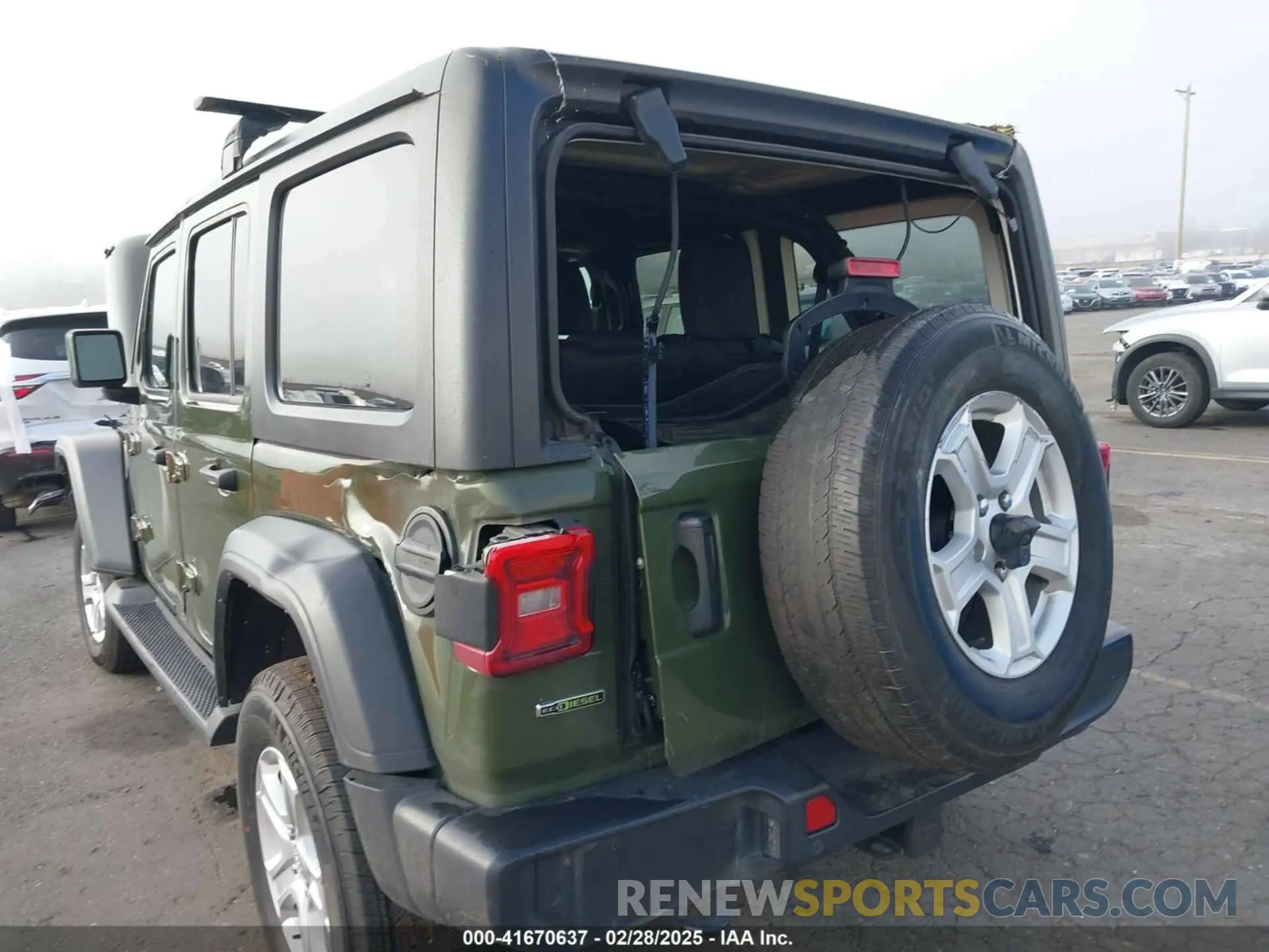 6 Photograph of a damaged car 1C4HJXDM1MW812674 JEEP WRANGLER UNLIMITED 2021