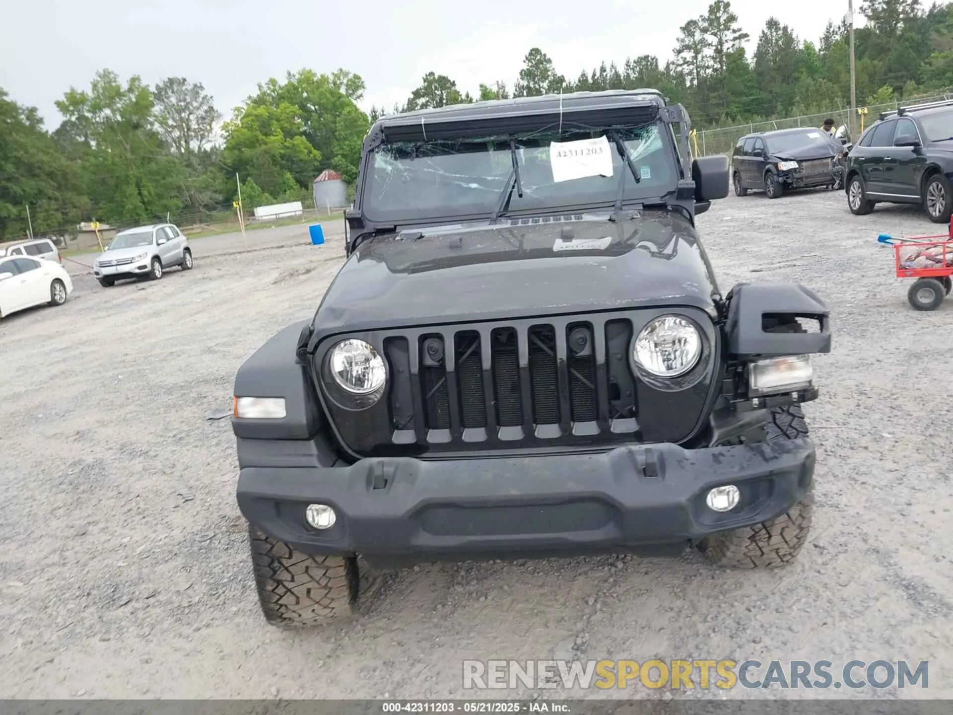 12 Photograph of a damaged car 1C4HJXDM5MW859724 JEEP WRANGLER UNLIMITED 2021