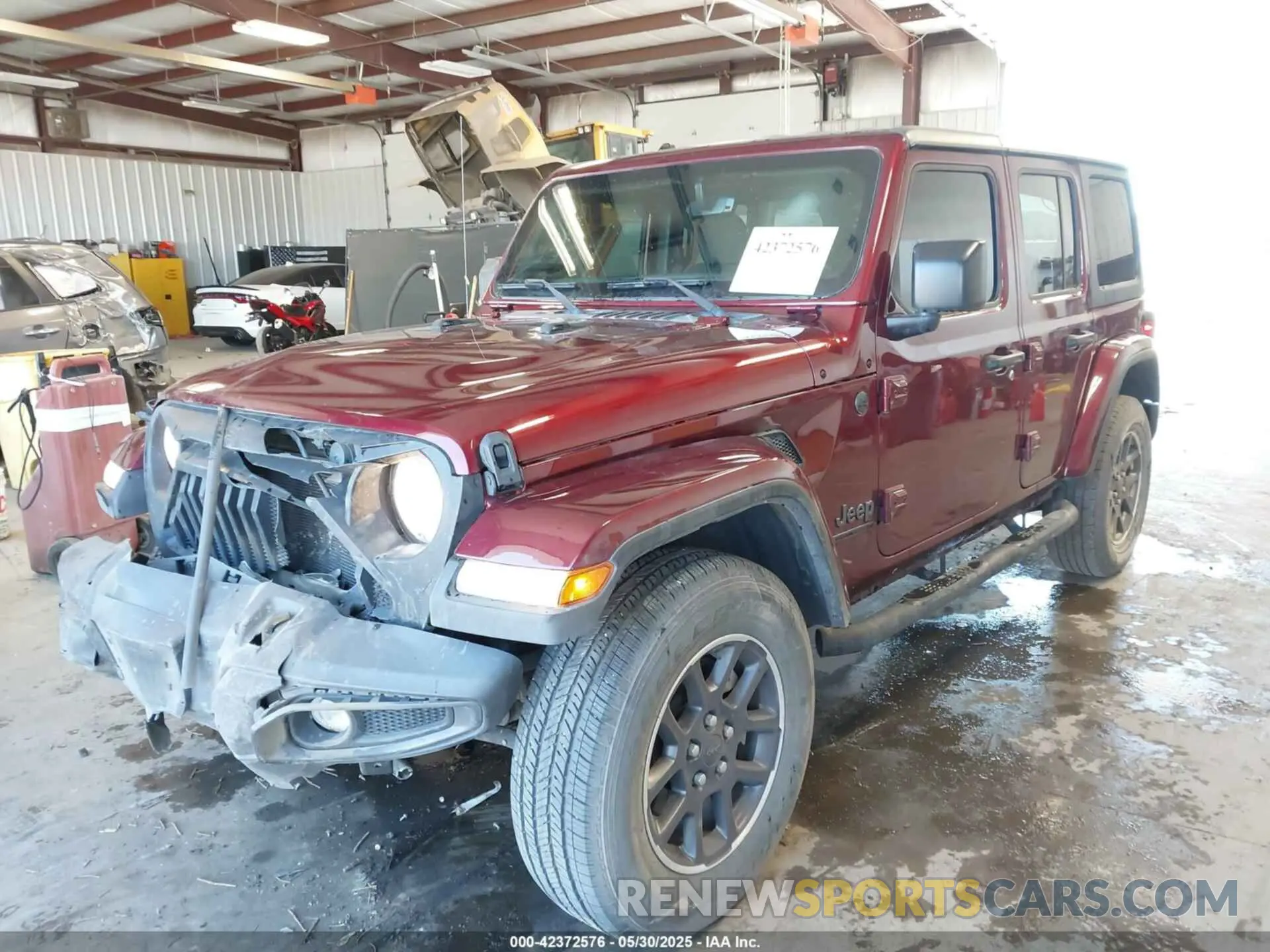 2 Фотография поврежденного автомобиля 1C4HJXDN0MW577869 JEEP WRANGLER UNLIMITED 2021