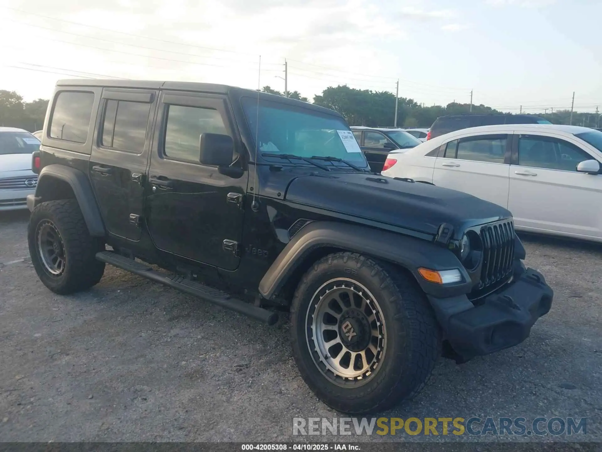 1 Photograph of a damaged car 1C4HJXDN0MW636466 JEEP WRANGLER UNLIMITED 2021