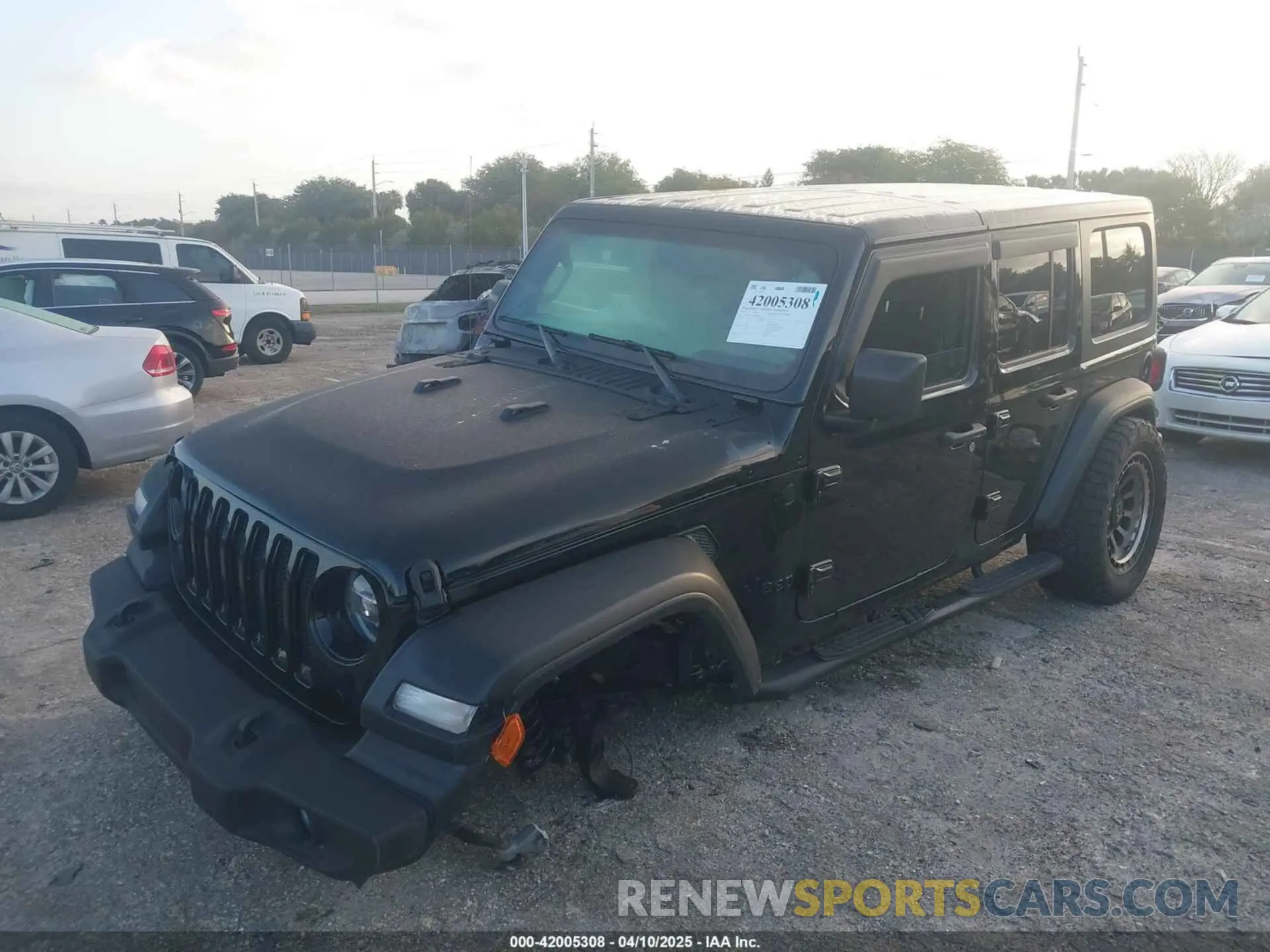 2 Photograph of a damaged car 1C4HJXDN0MW636466 JEEP WRANGLER UNLIMITED 2021