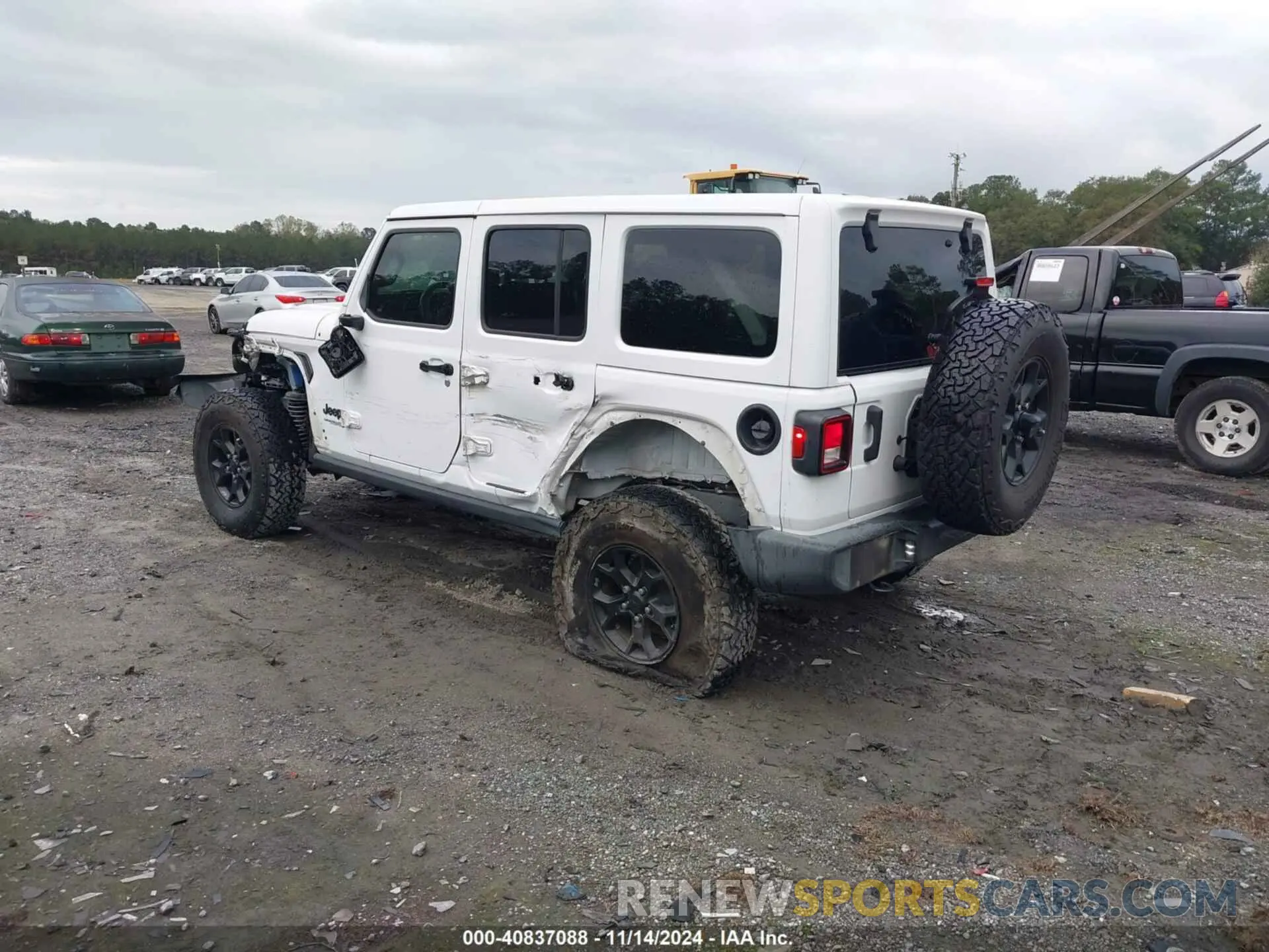 3 Photograph of a damaged car 1C4HJXDN0MW685716 JEEP WRANGLER UNLIMITED 2021