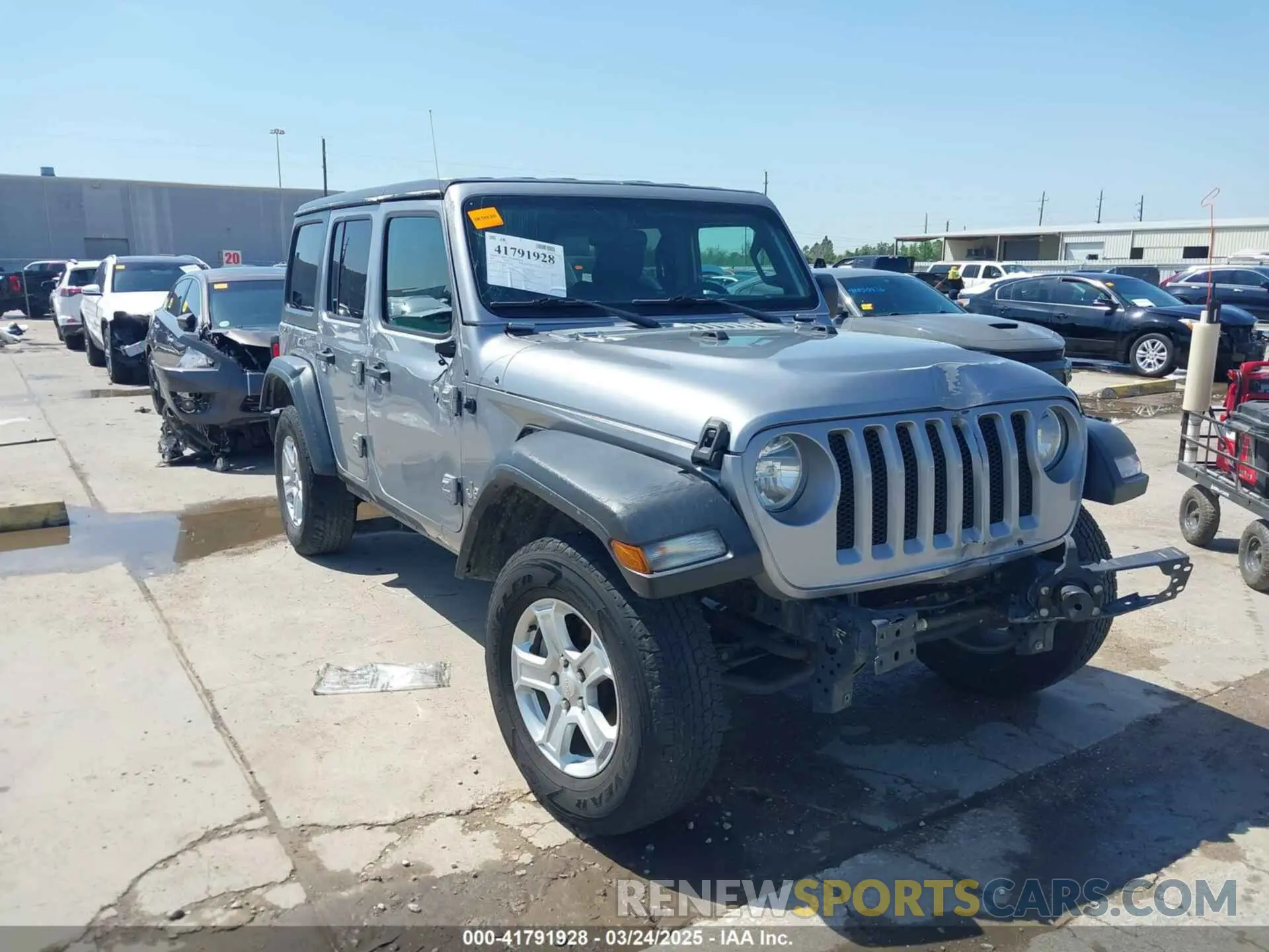 1 Фотография поврежденного автомобиля 1C4HJXDN1MW616467 JEEP WRANGLER UNLIMITED 2021