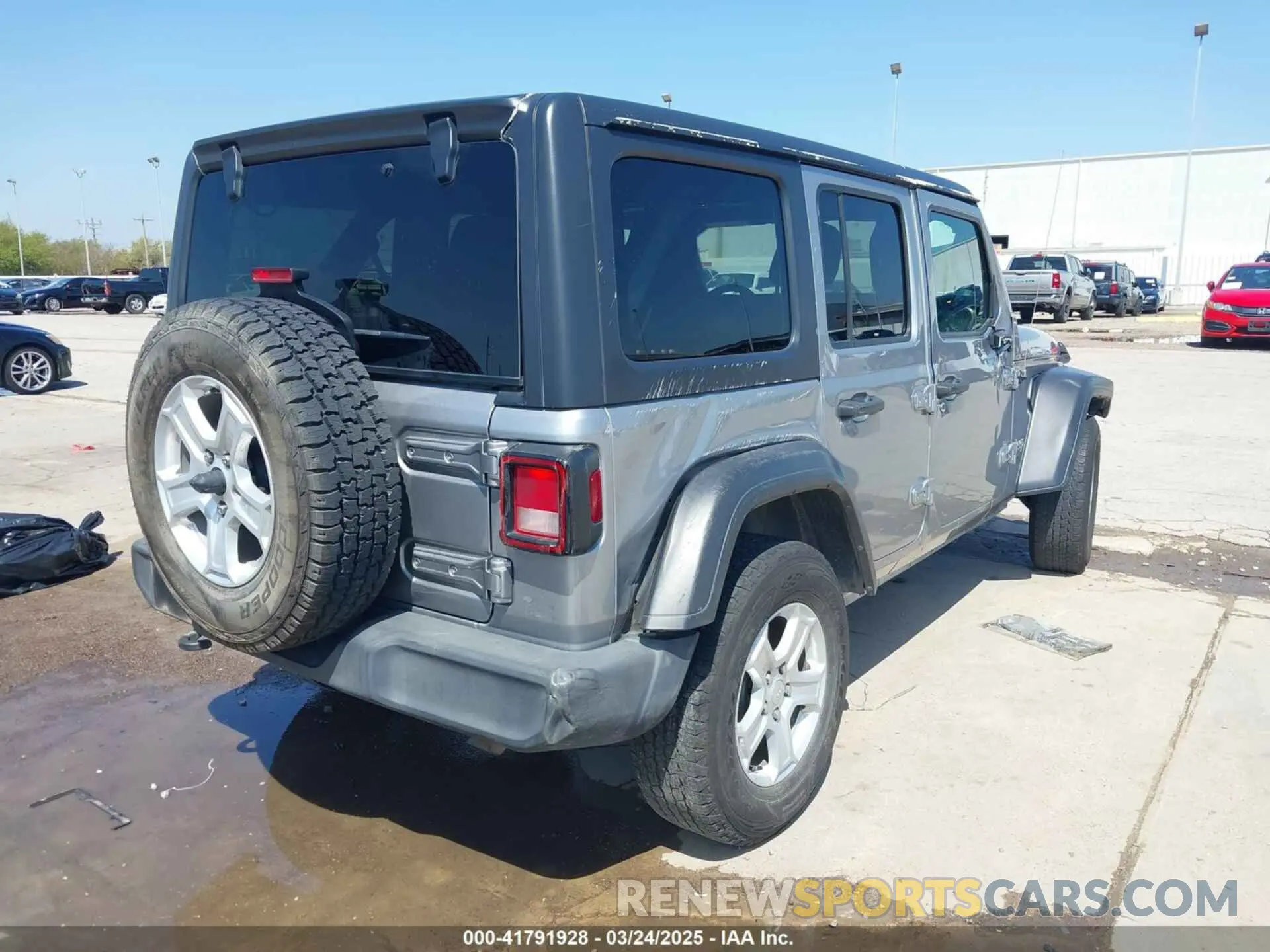 4 Фотография поврежденного автомобиля 1C4HJXDN1MW616467 JEEP WRANGLER UNLIMITED 2021