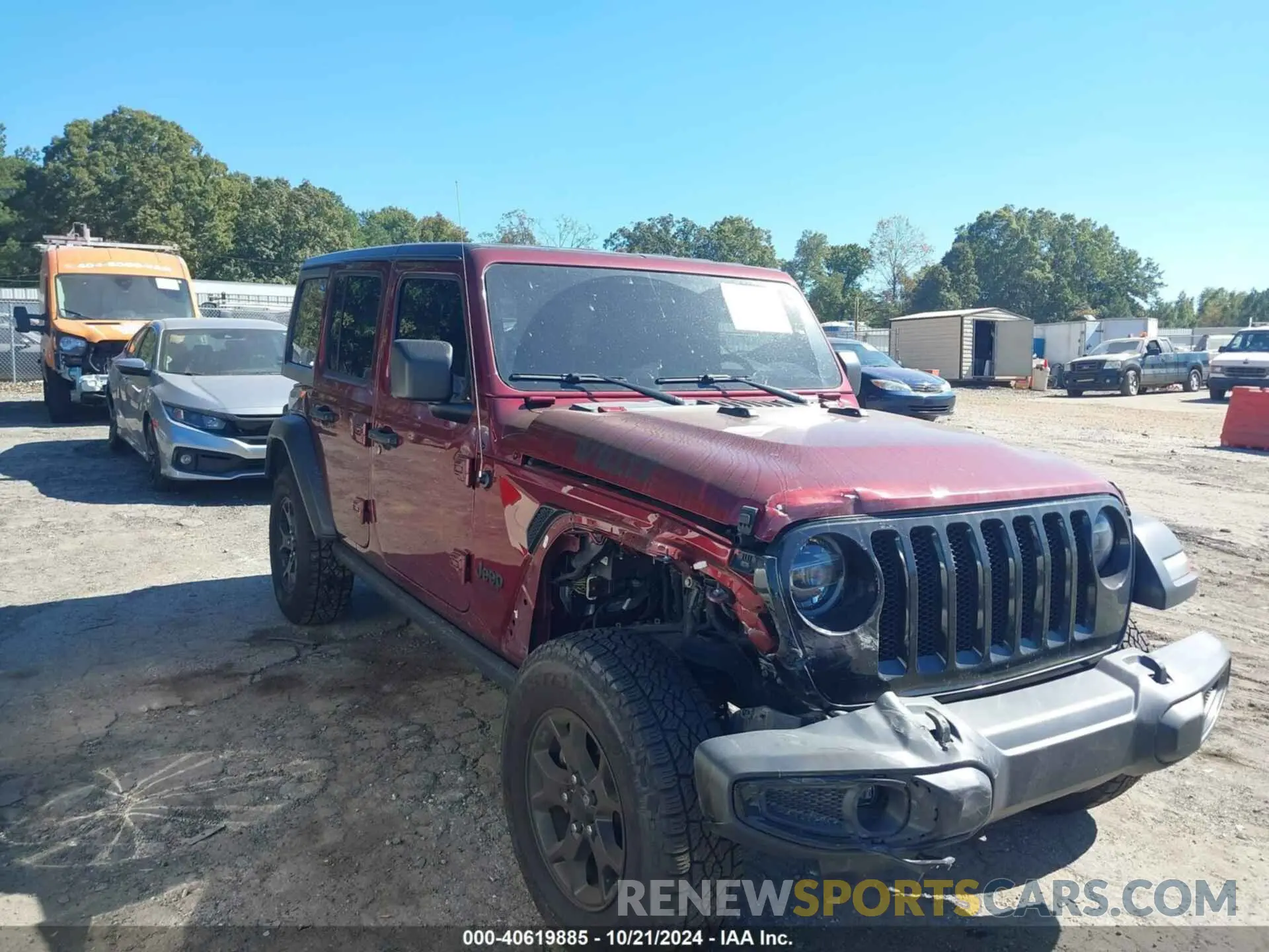 1 Фотография поврежденного автомобиля 1C4HJXDN1MW650554 JEEP WRANGLER UNLIMITED 2021