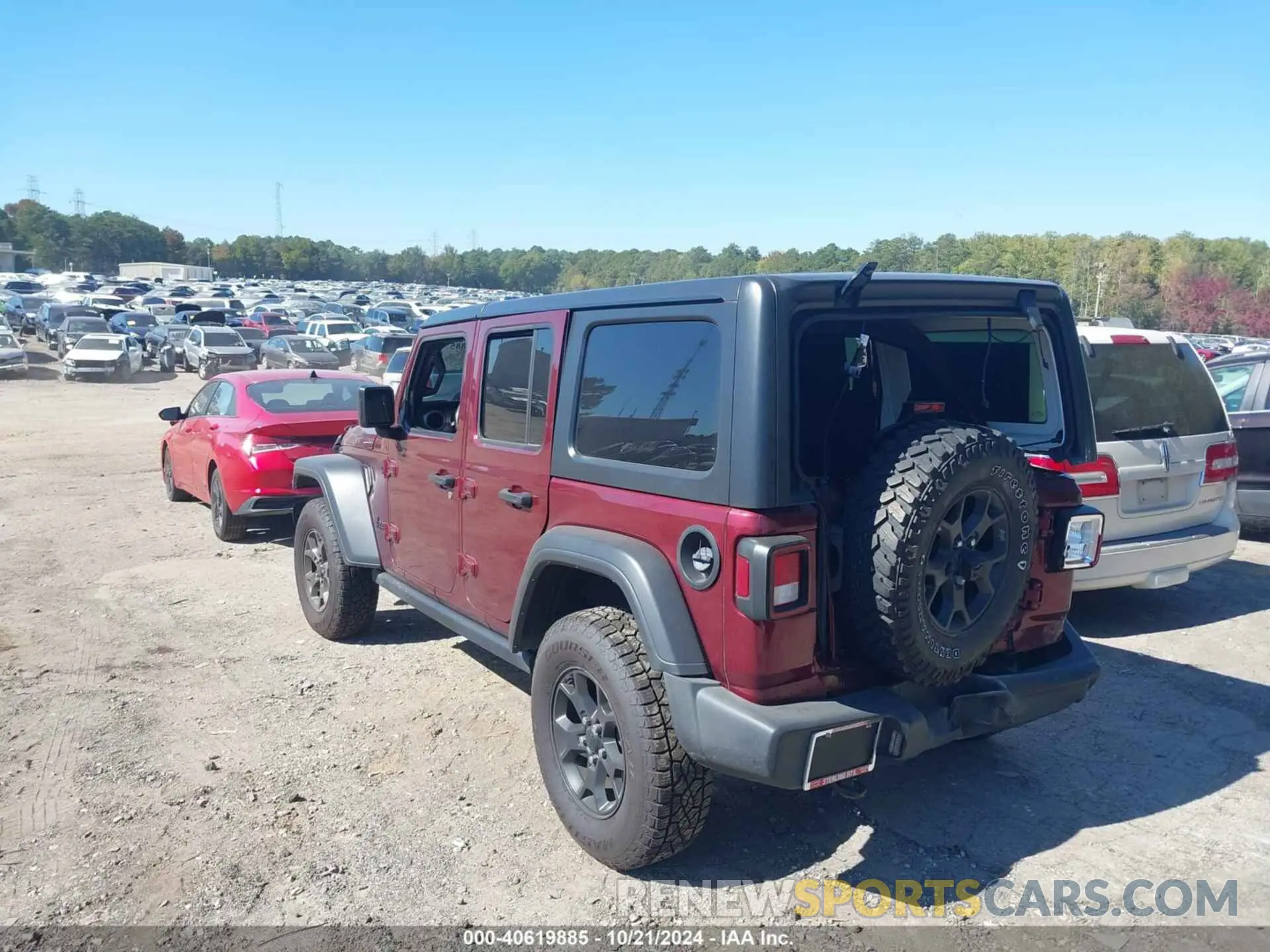 3 Фотография поврежденного автомобиля 1C4HJXDN1MW650554 JEEP WRANGLER UNLIMITED 2021