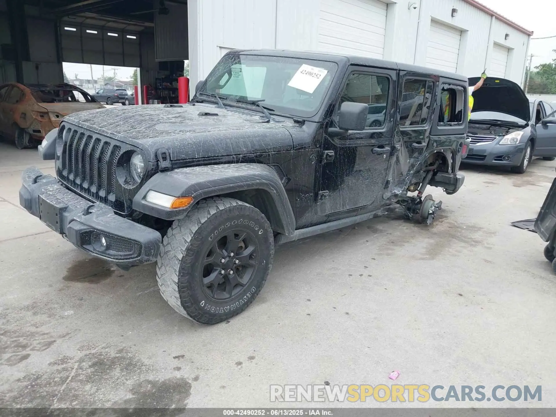 2 Фотография поврежденного автомобиля 1C4HJXDN1MW660579 JEEP WRANGLER UNLIMITED 2021